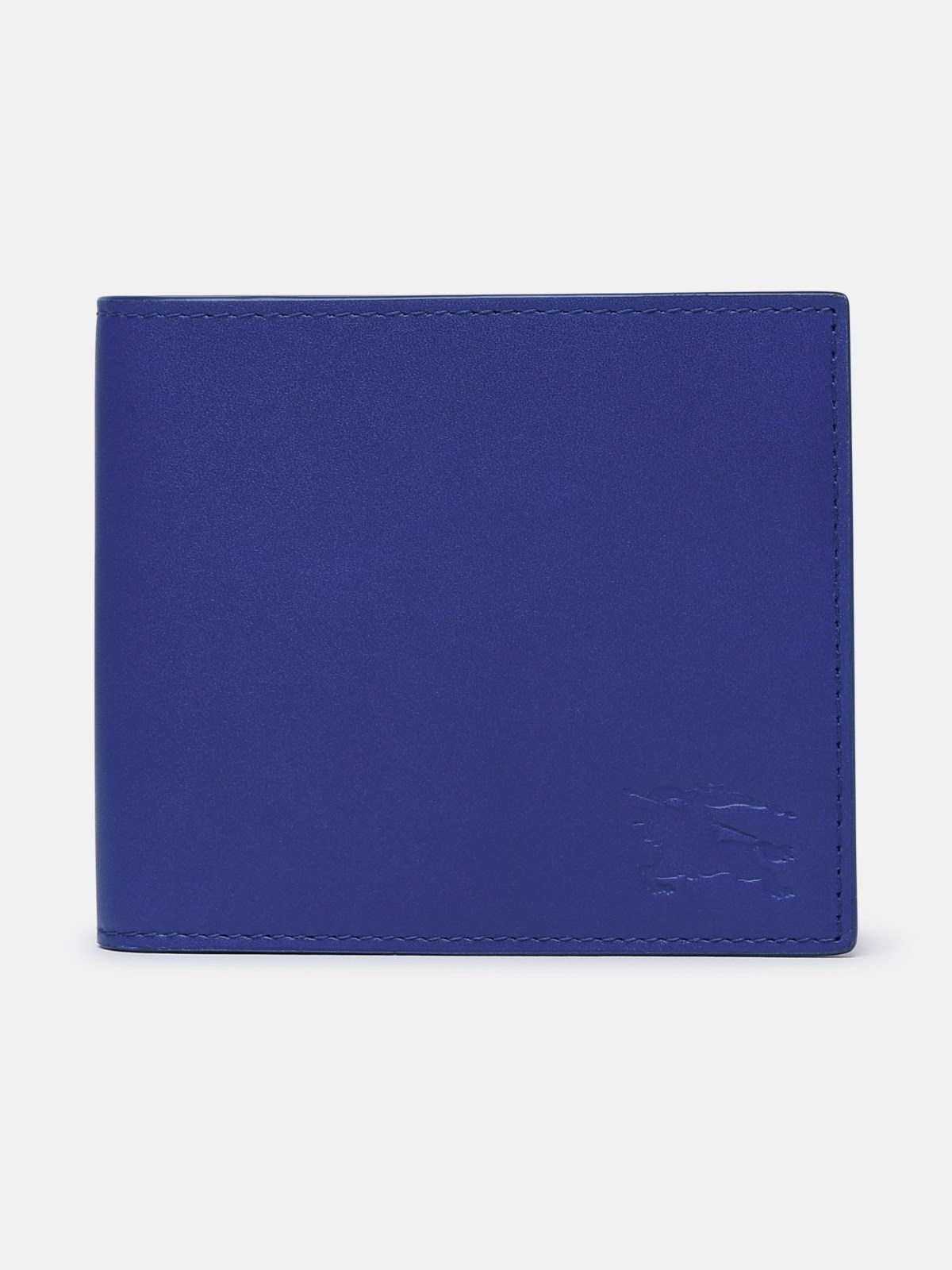 BLUE CALF LEATHER WALLET - 1