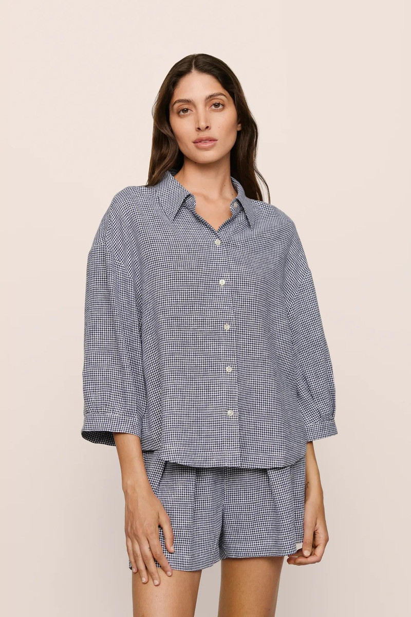 eberjey Linen Blend Relaxed Short outlook