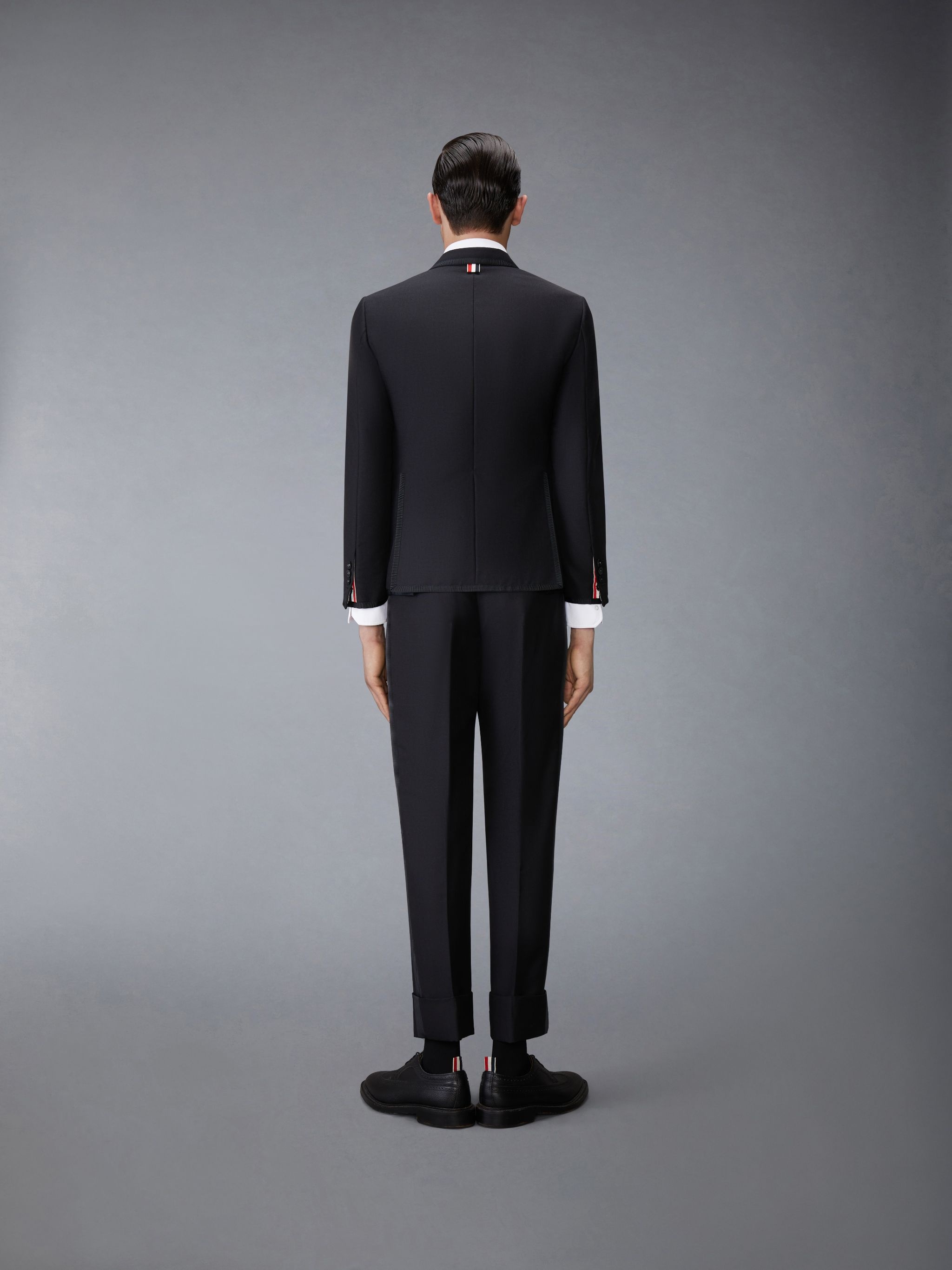 BLACK 2PLY MOHAIR CLASSIC TUXEDO - 2