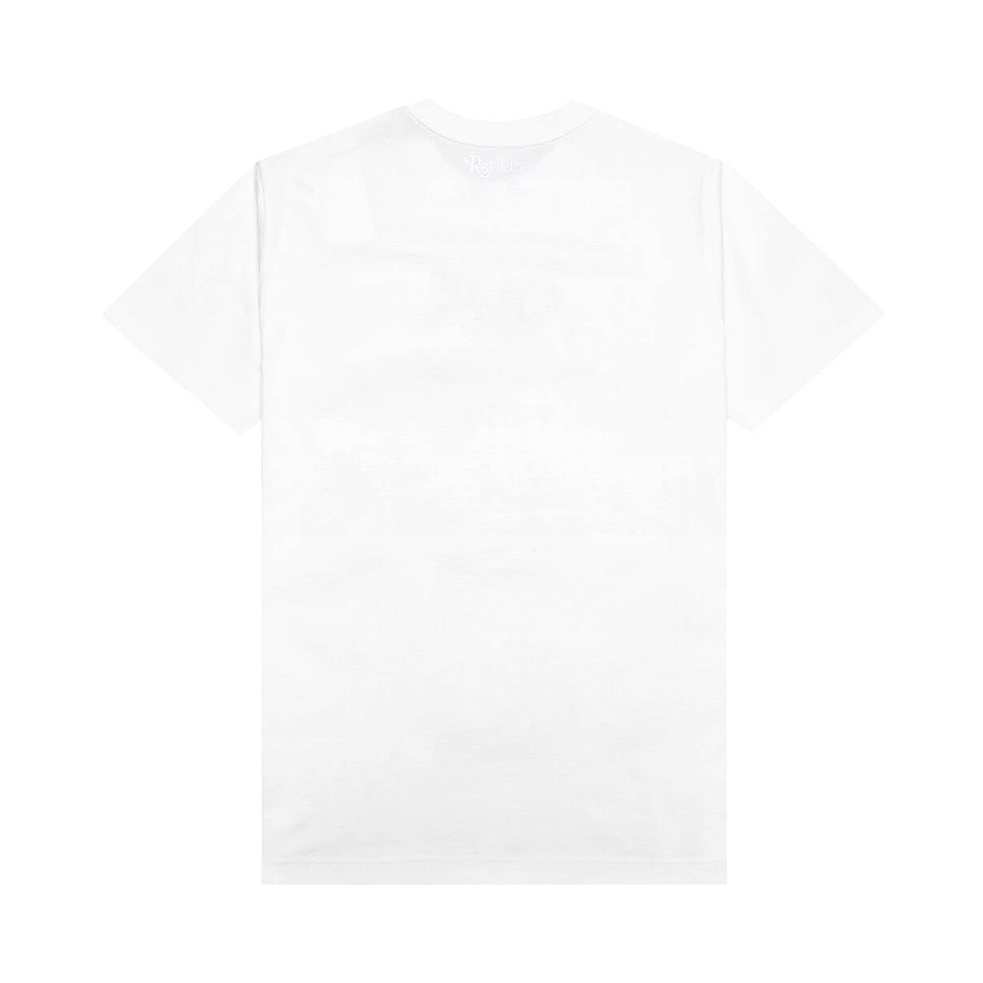 Raf Simons x Smiley Student Drawing Print Big Fit T-Shirt 'White' - 2