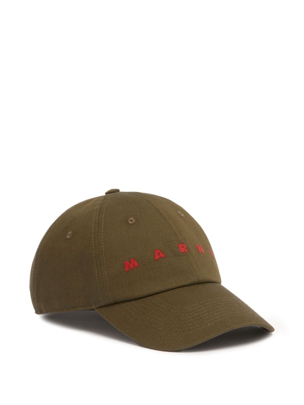 logo-embroidered cap - 3