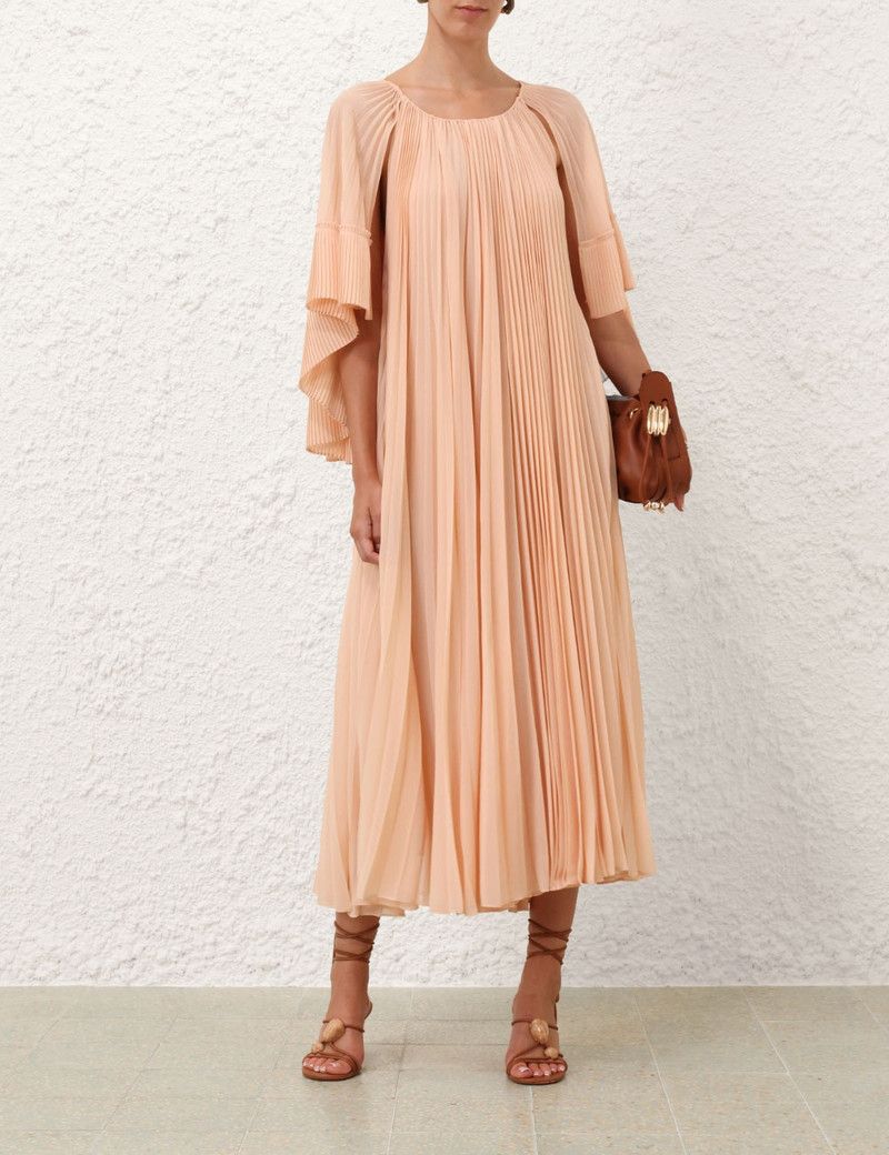 ILLUMINATE PLEATED CAPE MAXI 7