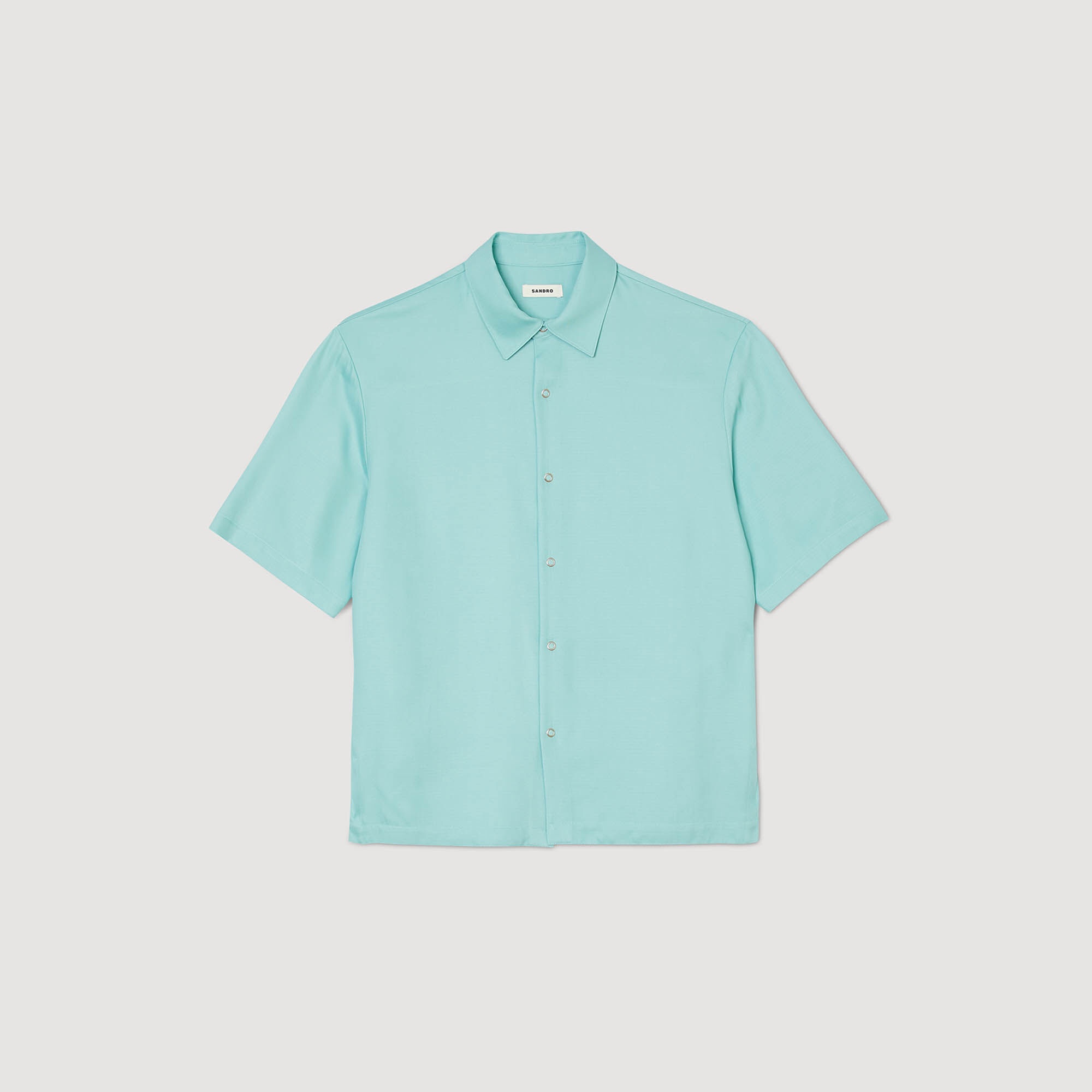 BUTTON-FRONT SHIRT - 1