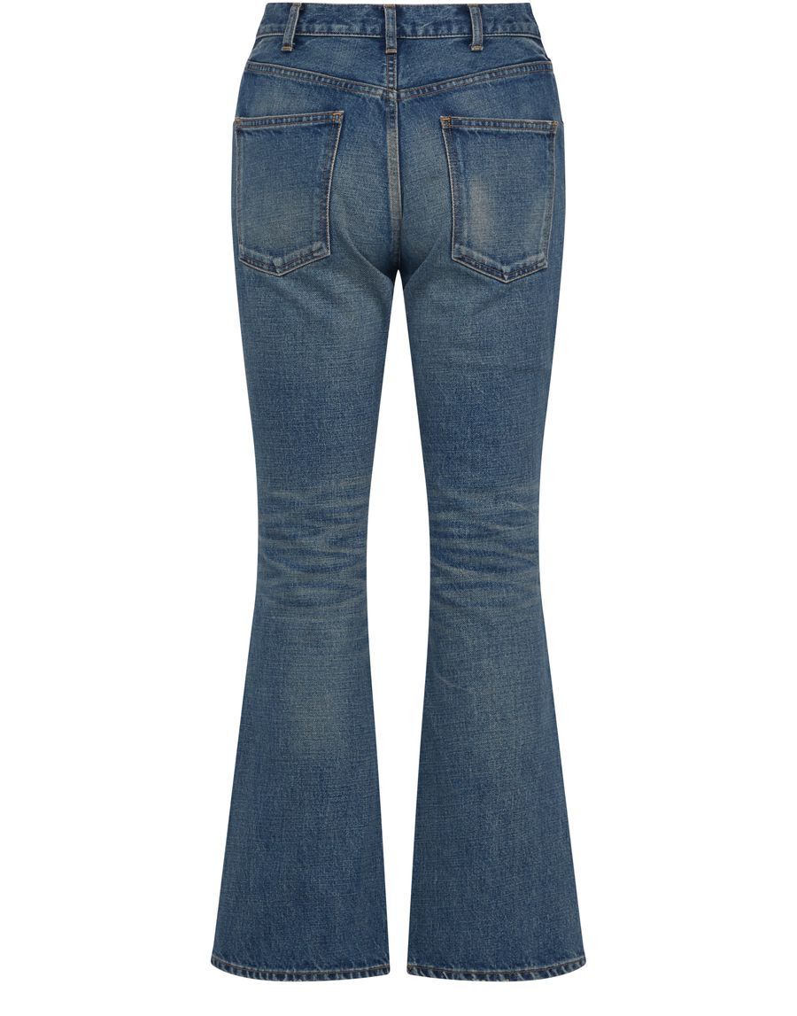 Dylan flared jeans with signature in union wash denim - 3