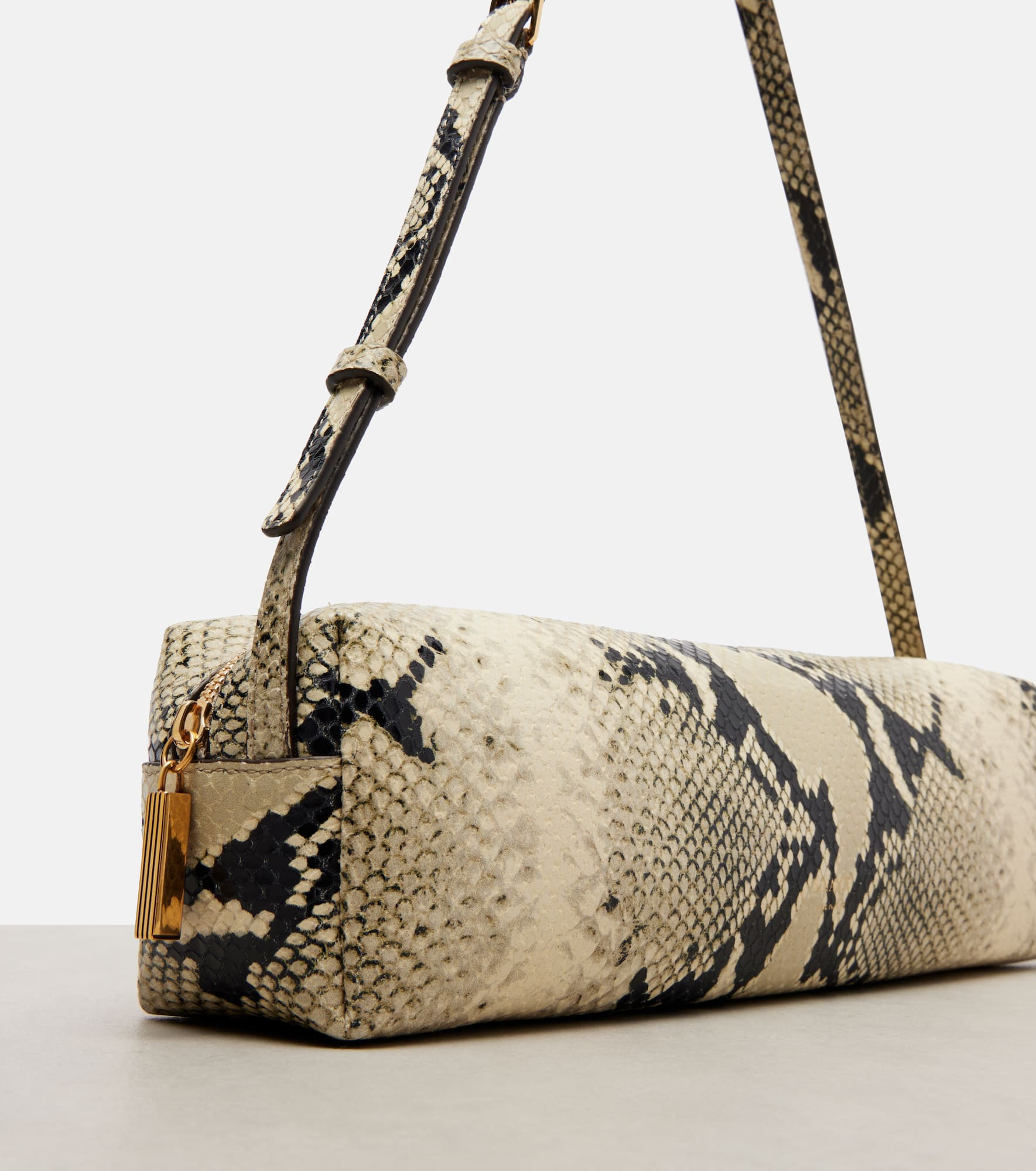 Kye Micro snake-effect leather shoulder bag - 6