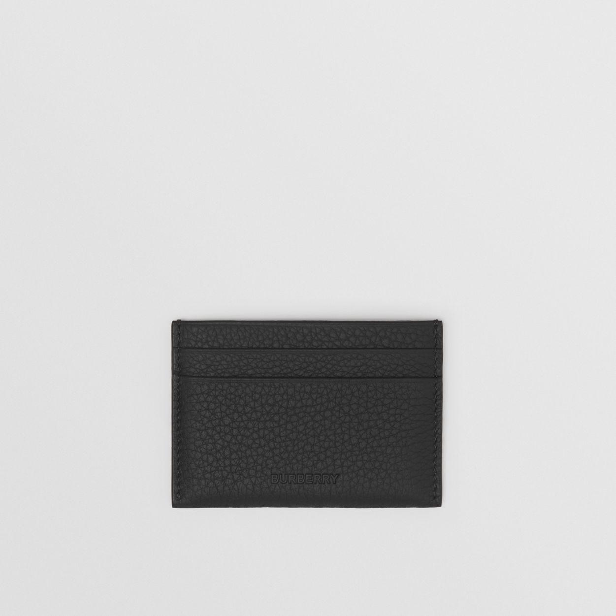 Grainy Leather Card Case - 1