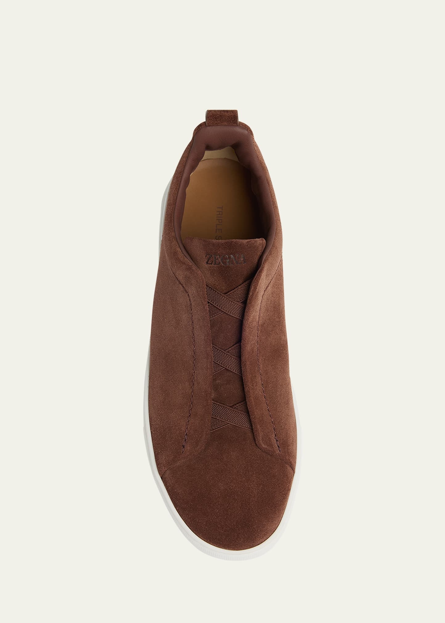 Men's Triple Stitch Suede Sneakers - 3