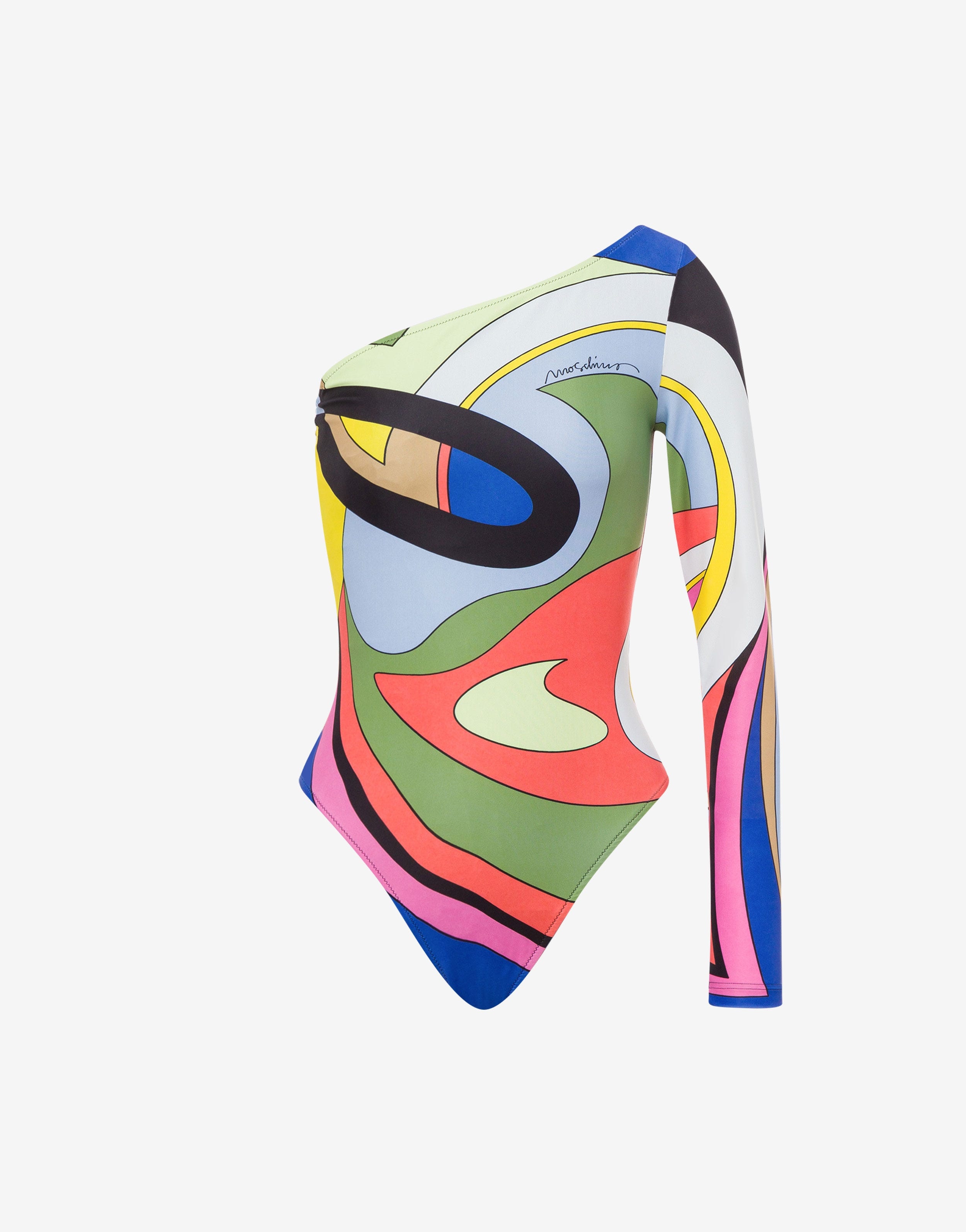 MULTICOLOUR PRINT ONE-PIECE SWIMSUIT - 1