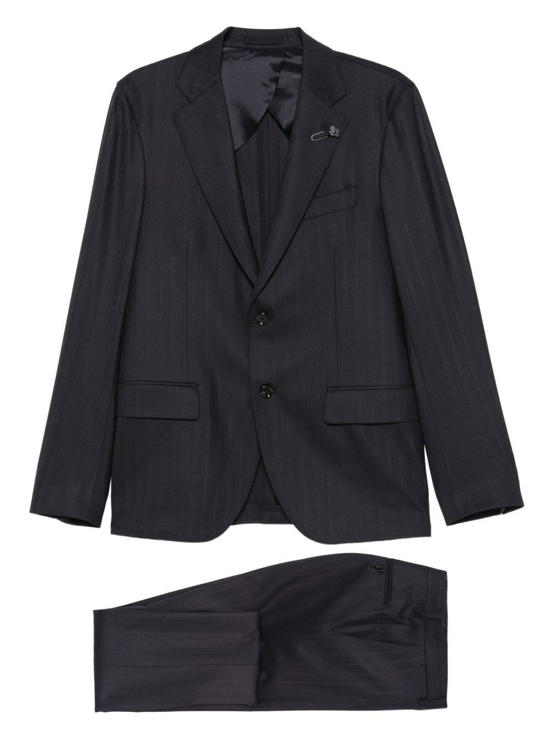 pinstripe cotton suit 1