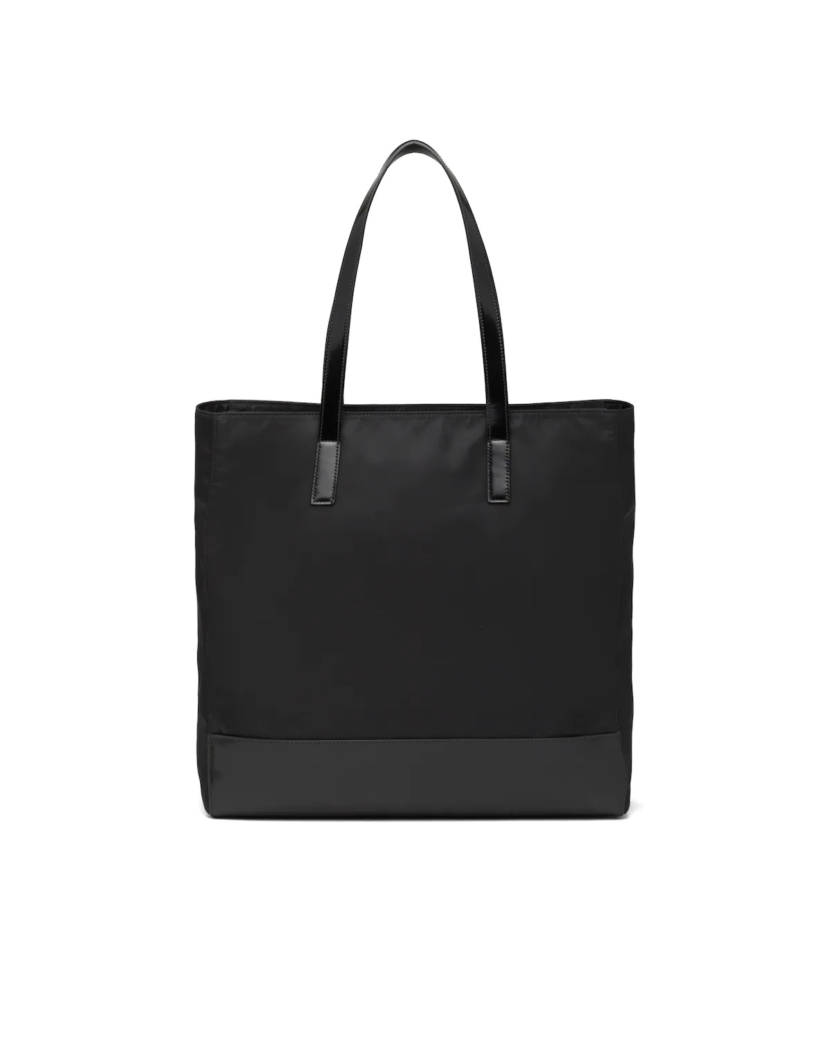 Re-Nylon and Leather tote - 4