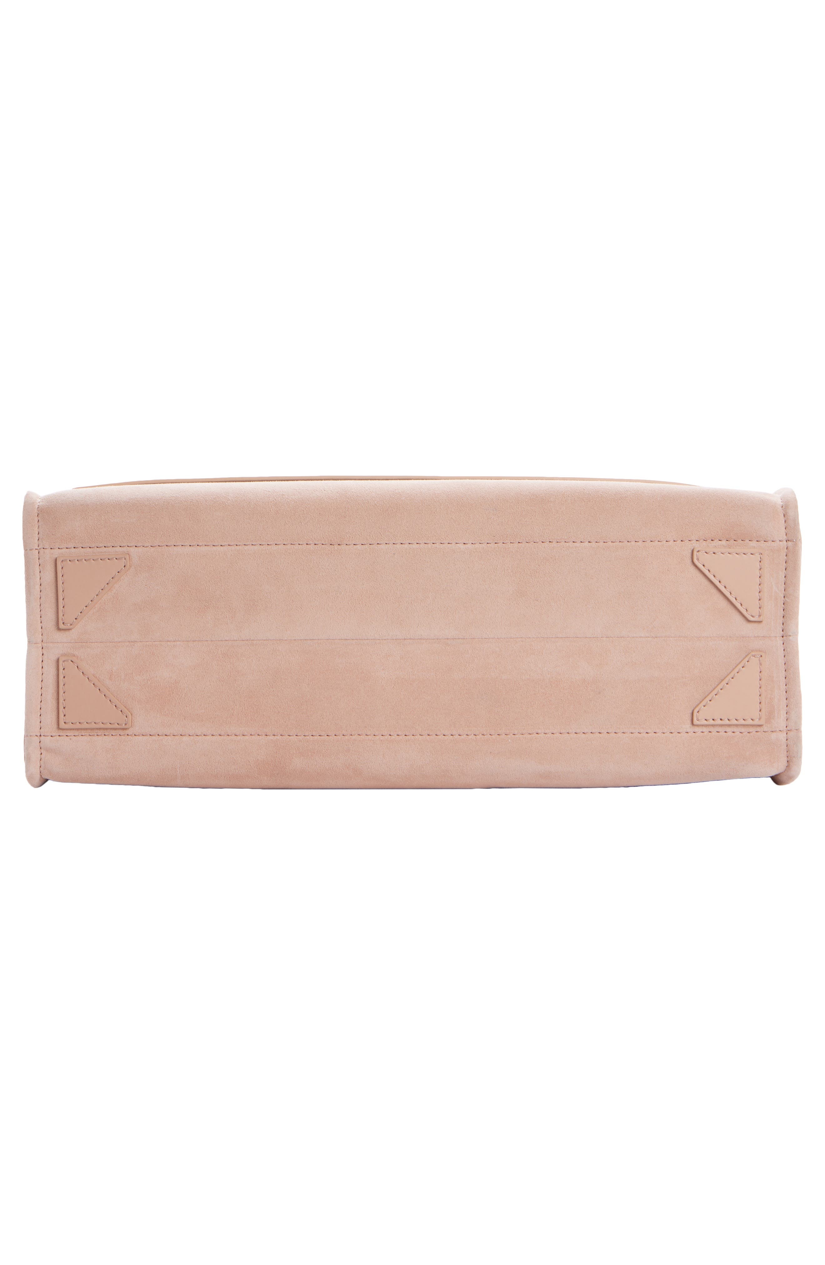 Balmain Medium B-Army Suede Shopper Tote in 0Dx Light Pink at Nordstrom - 5