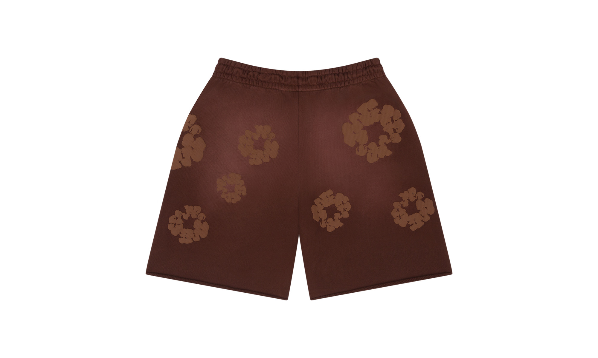 Mono Cotton Wreath Sweat Shorts "Brown" - 2