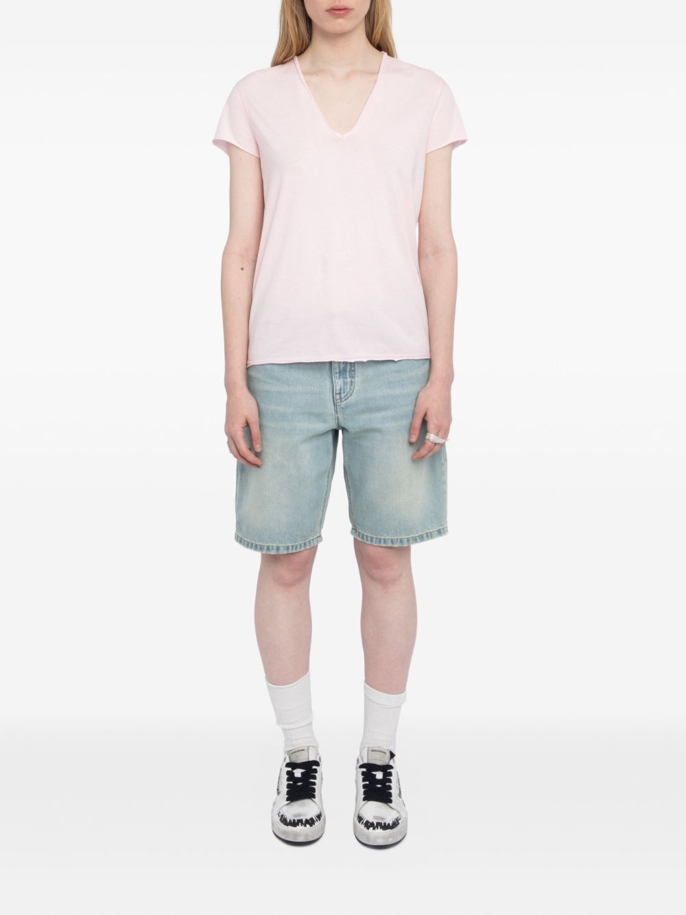 v-neck t-shirt - 2