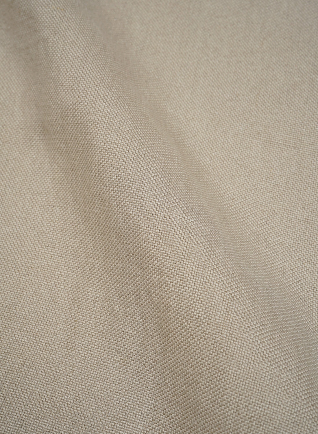 French Work Jacket Linen Pin Oxford in Ivory - 7