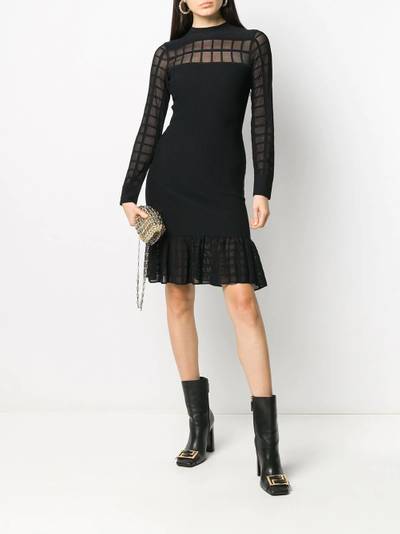 Alexander McQueen Ottoman knit mini dress outlook