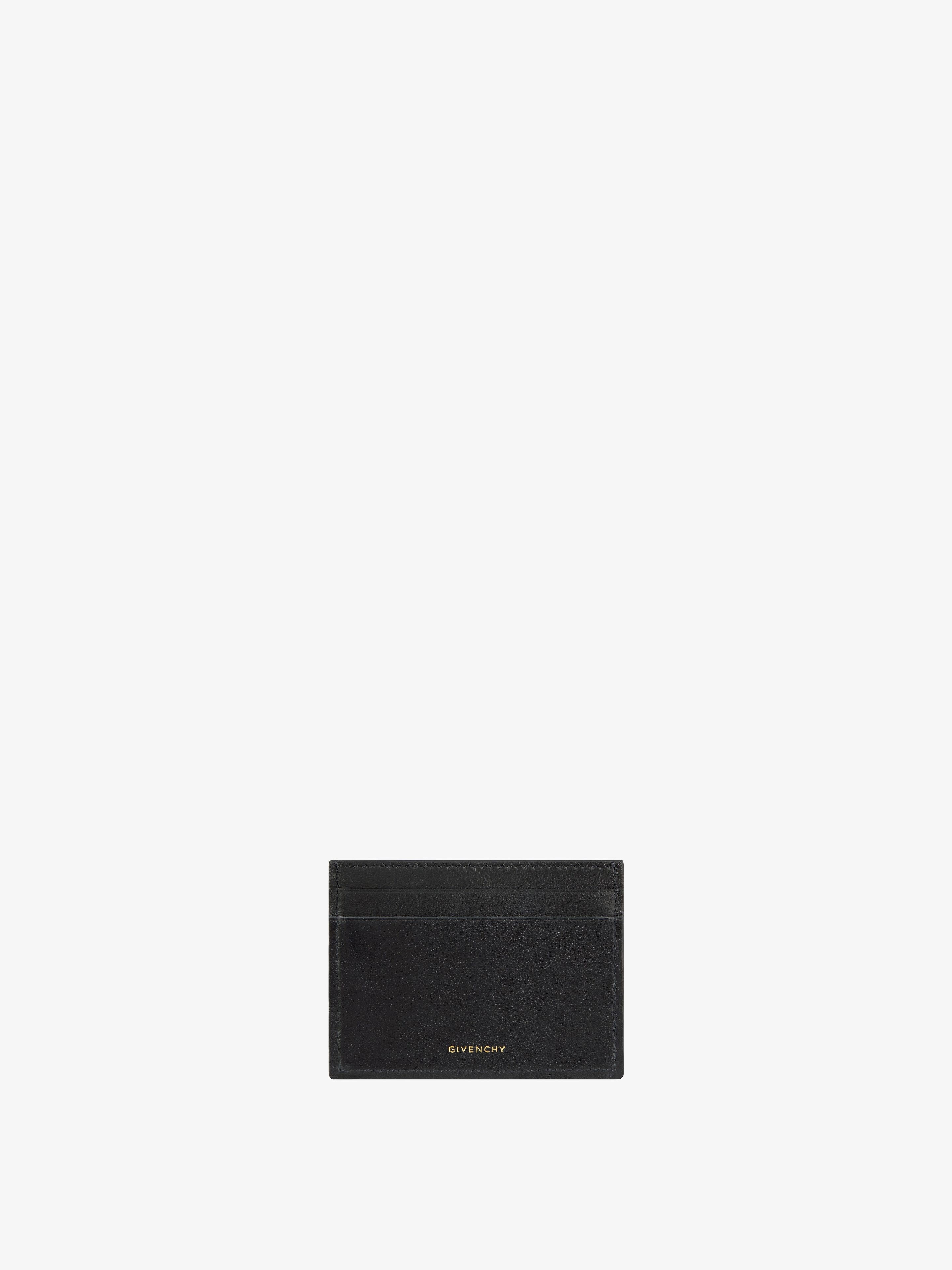 GIV CUT CARD HOLDER IN 4G COATED CANVAS AND LEATHER - 2