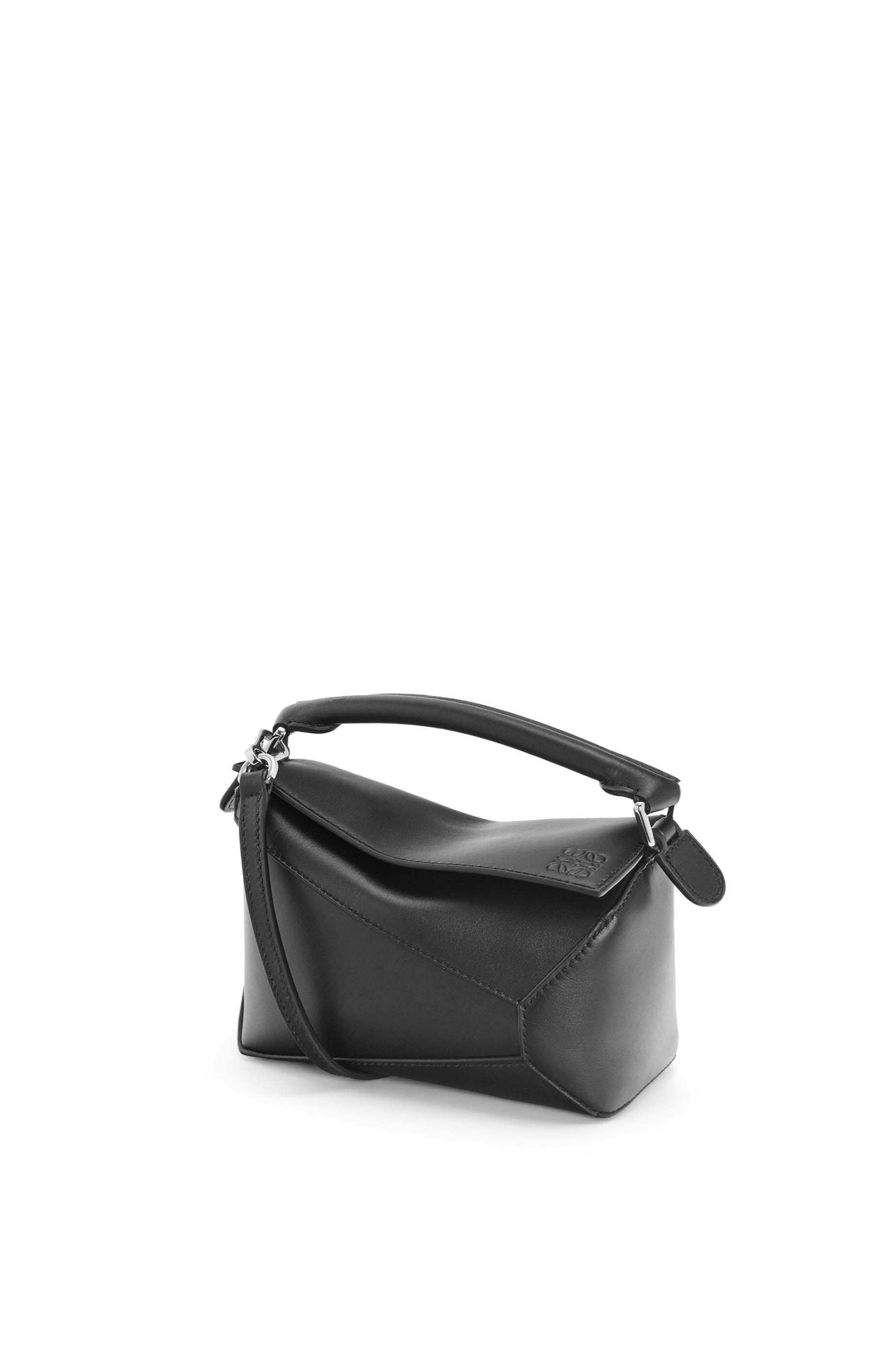 Mini Puzzle Edge bag in satin calfskin - 1