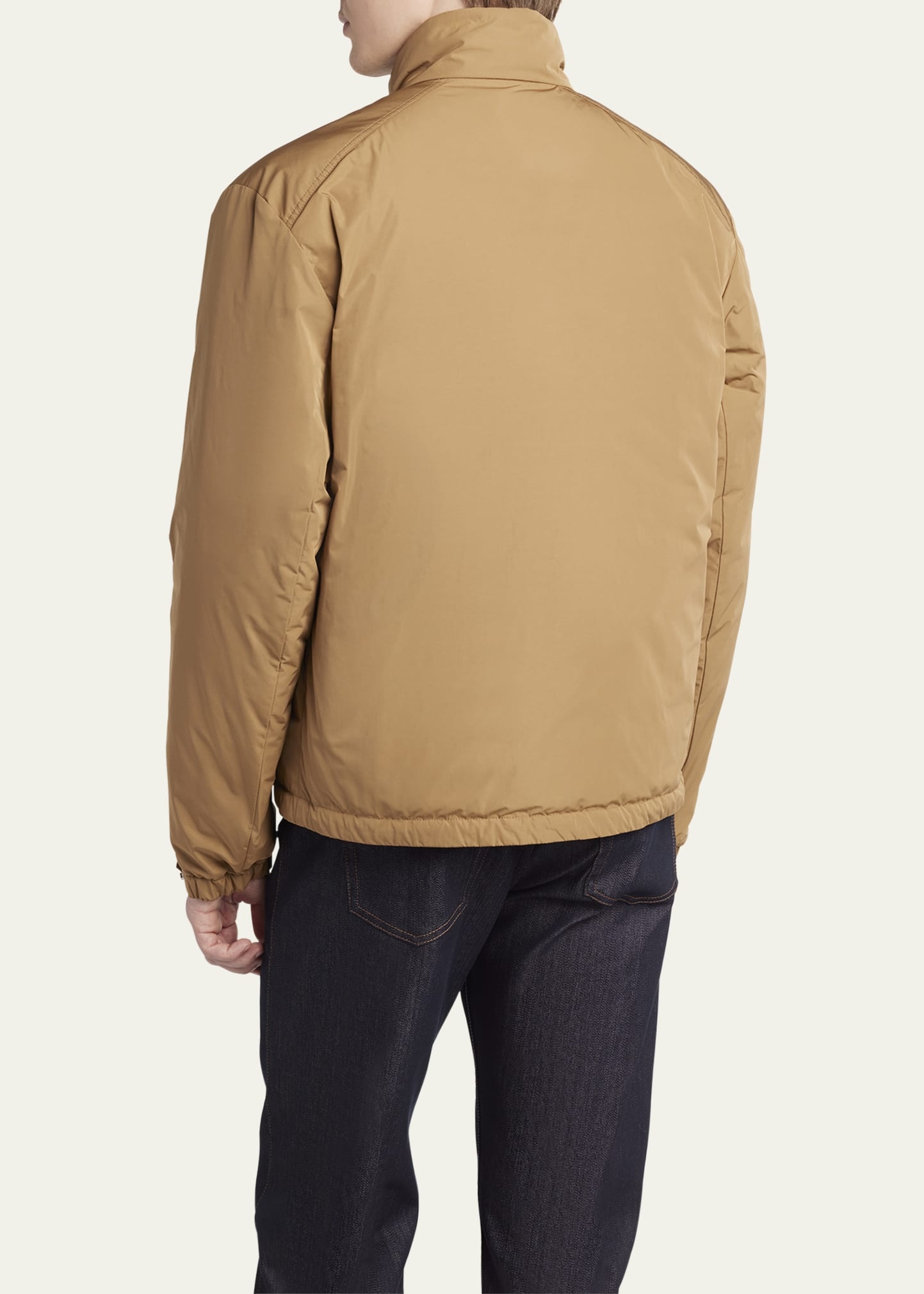 Men's Archivio Tan Micro Soft Light Padded Epin Jacket - 3