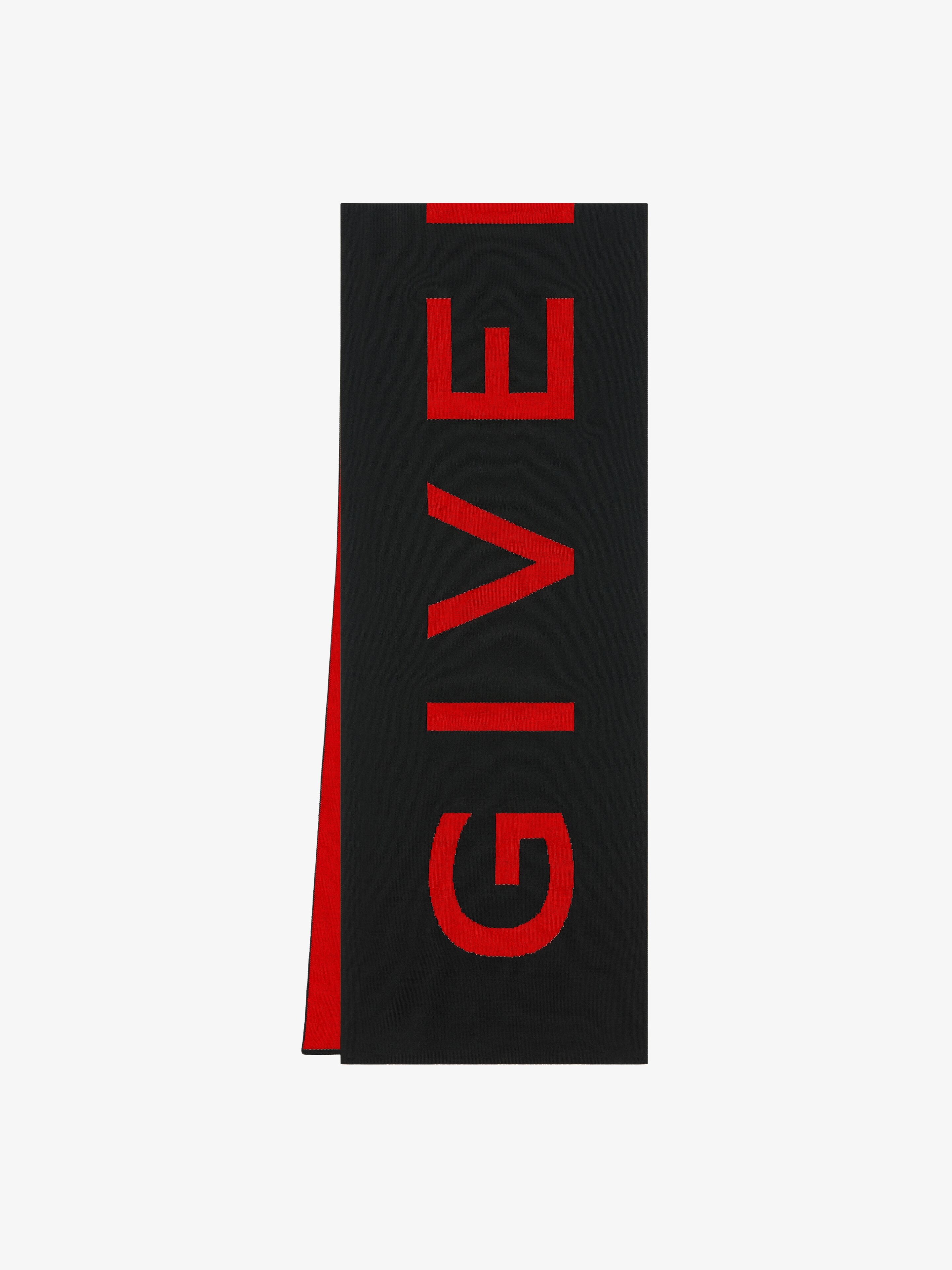 GIVENCHY KNITTED SCARF IN WOOL - 1