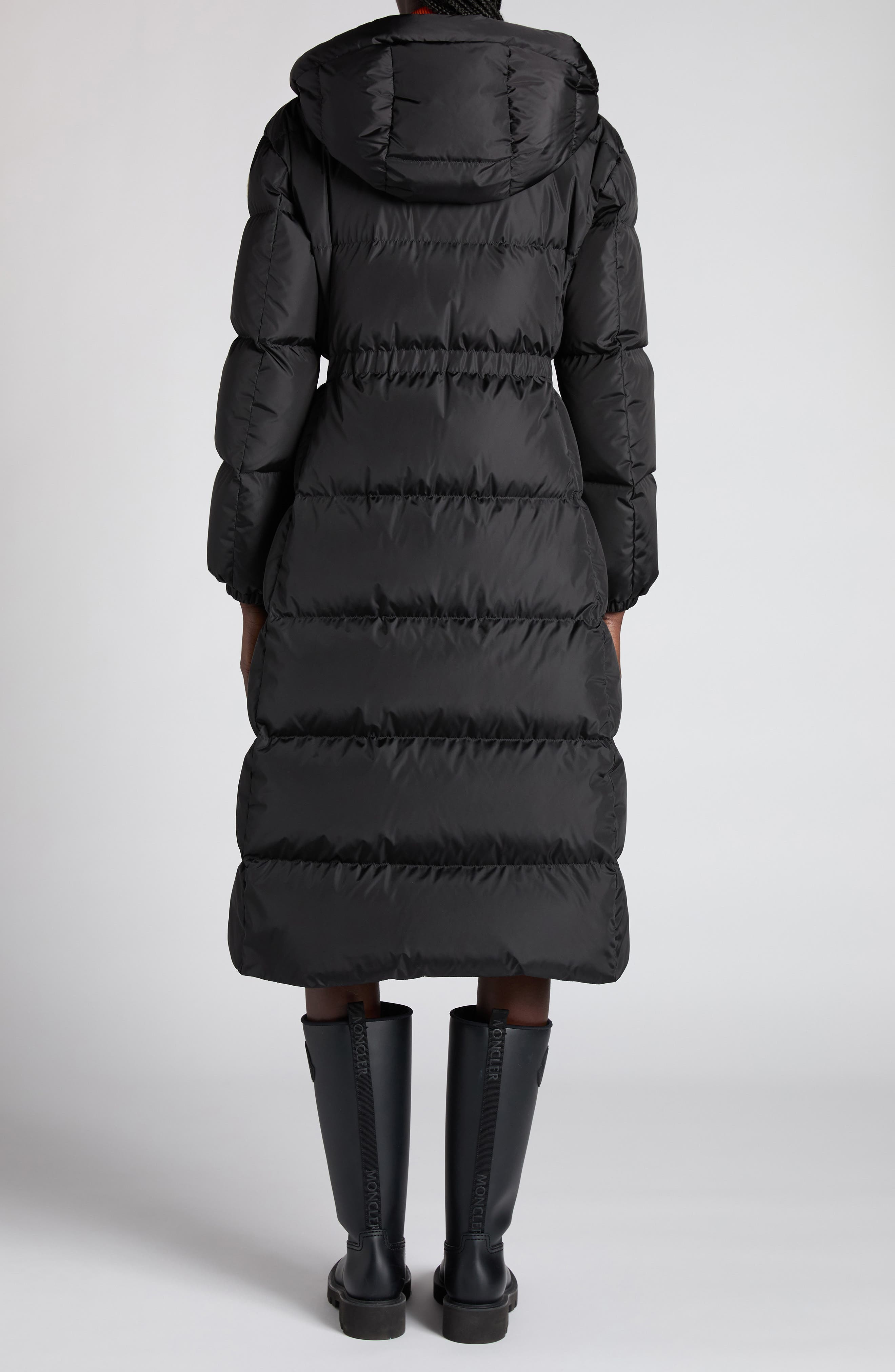 Moncler Chamer Down Long Coat in Black at Nordstrom - 5