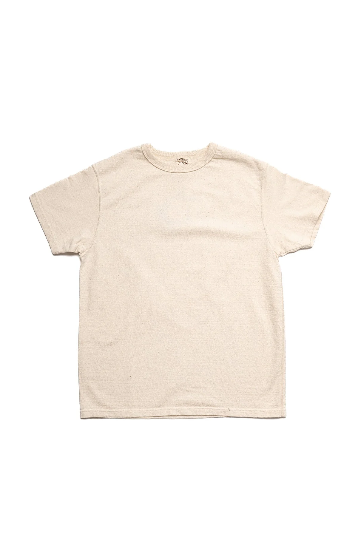 Japanese Cotton S/S Tee - Natural - 1