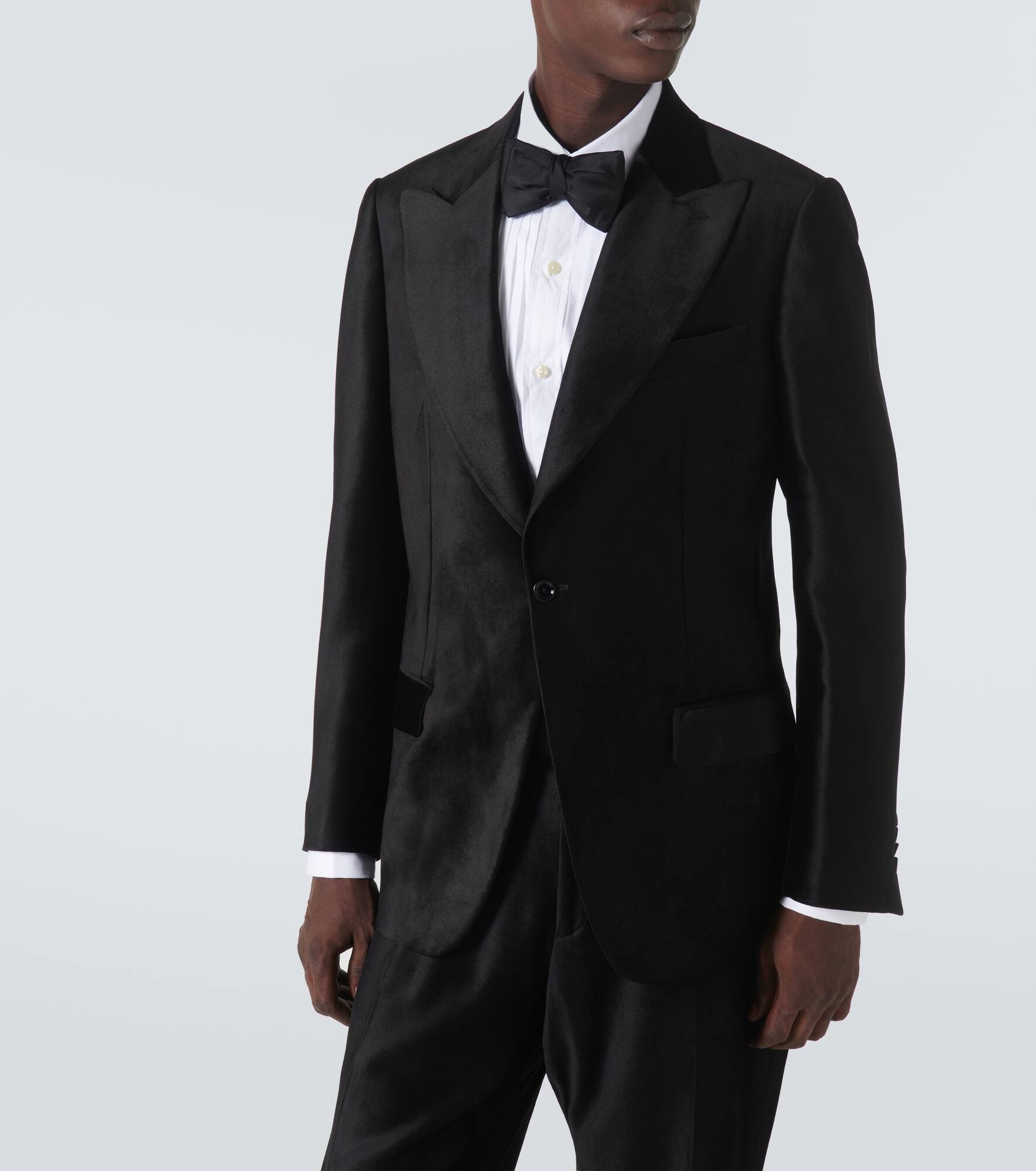 Velvet tuxedo jacket - 3