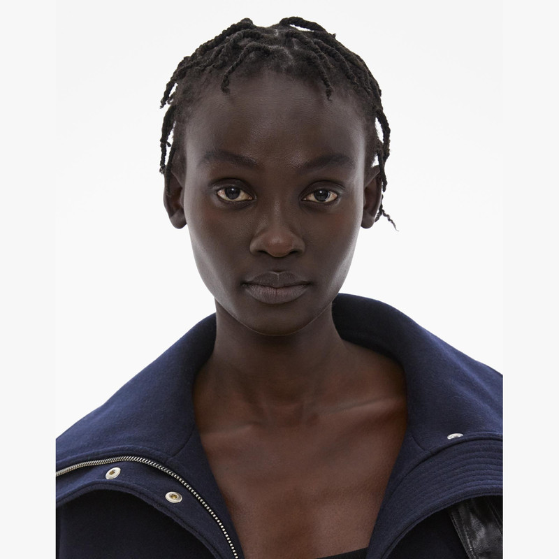 CROPPED WOOL PARKA 7