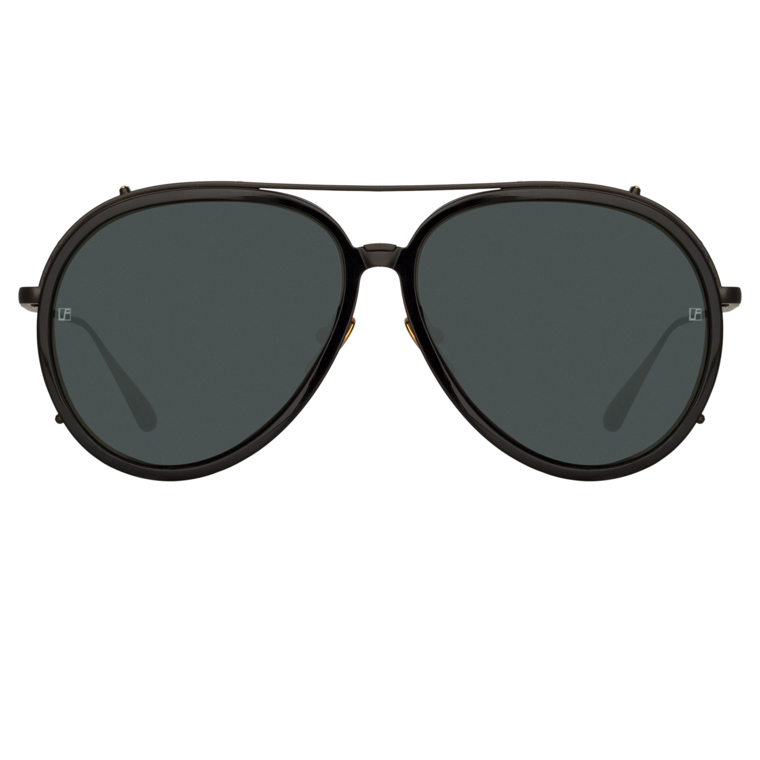 MAVERICK AVIATOR SUNGLASSES IN NICKEL - 1