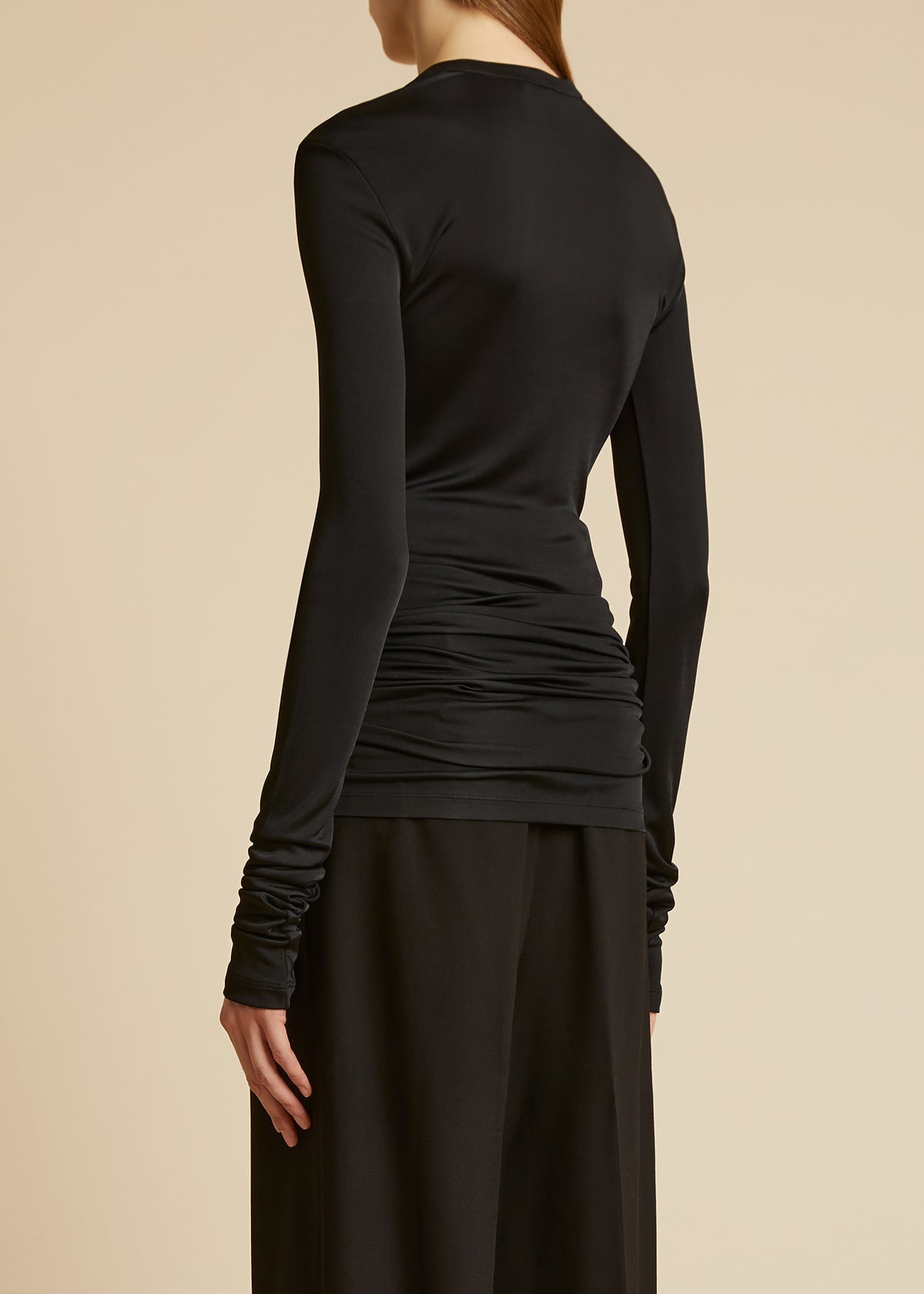 The Byron gathered-detail polo shirt - 5