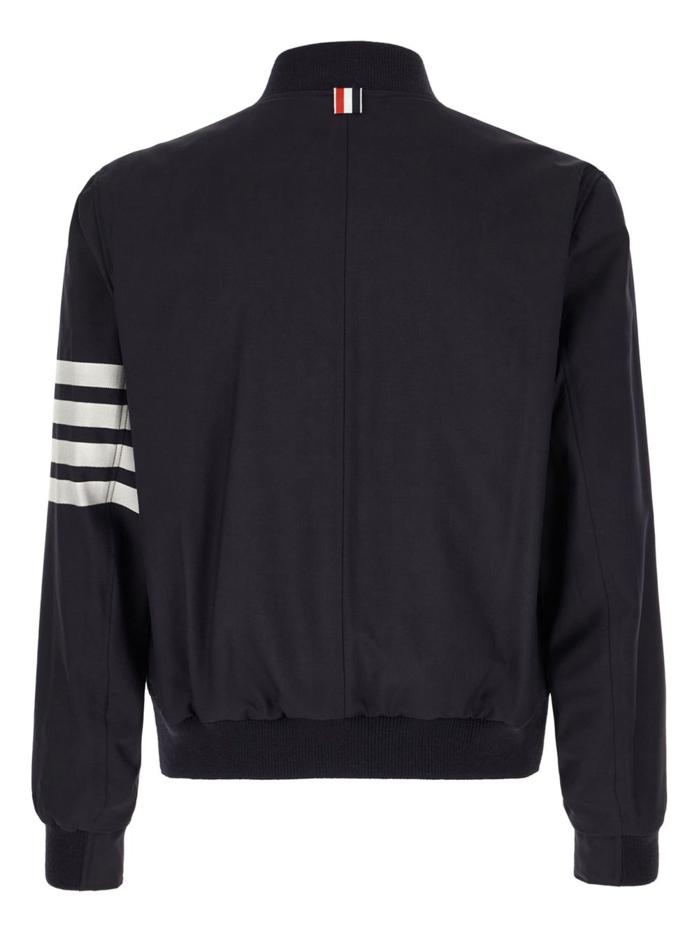 4-Bar plain weave suiting bomber jacket - 2