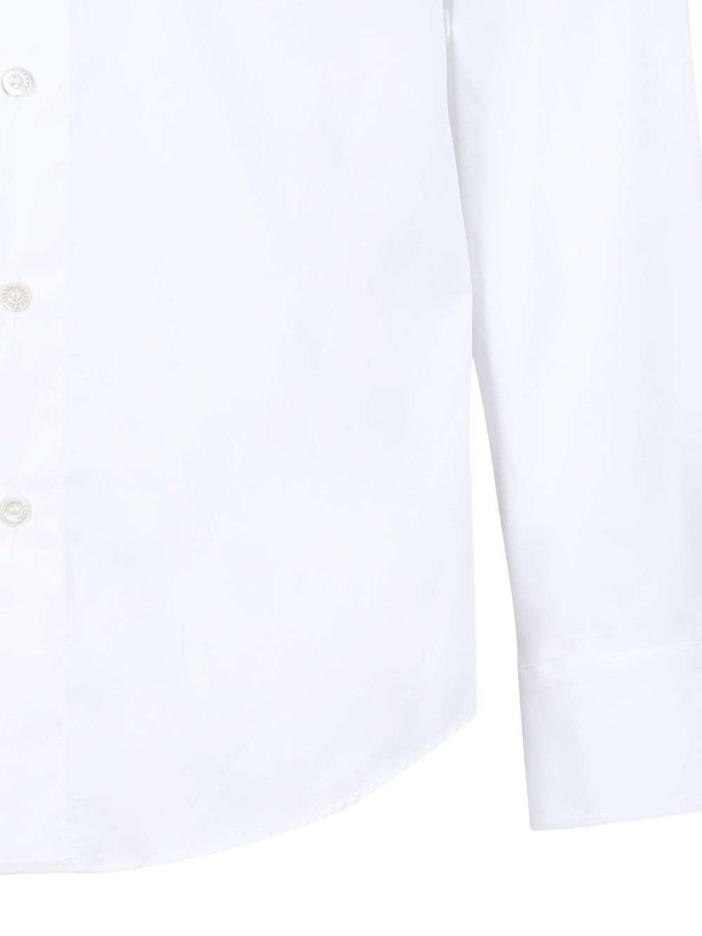 Orb-embellished cotton-blend shirt - 3