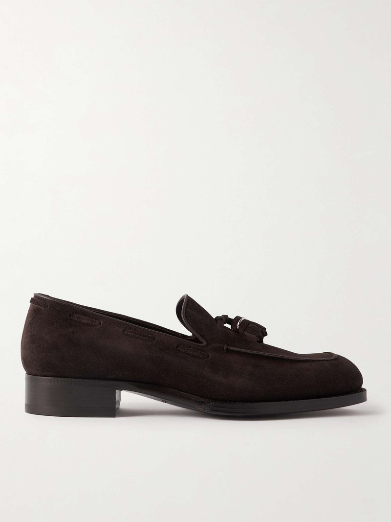 Edgar Tasselled Suede Loafers 1