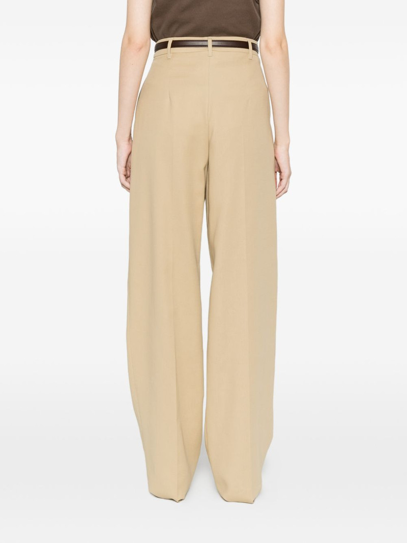Divo pleated belt trousers 4
