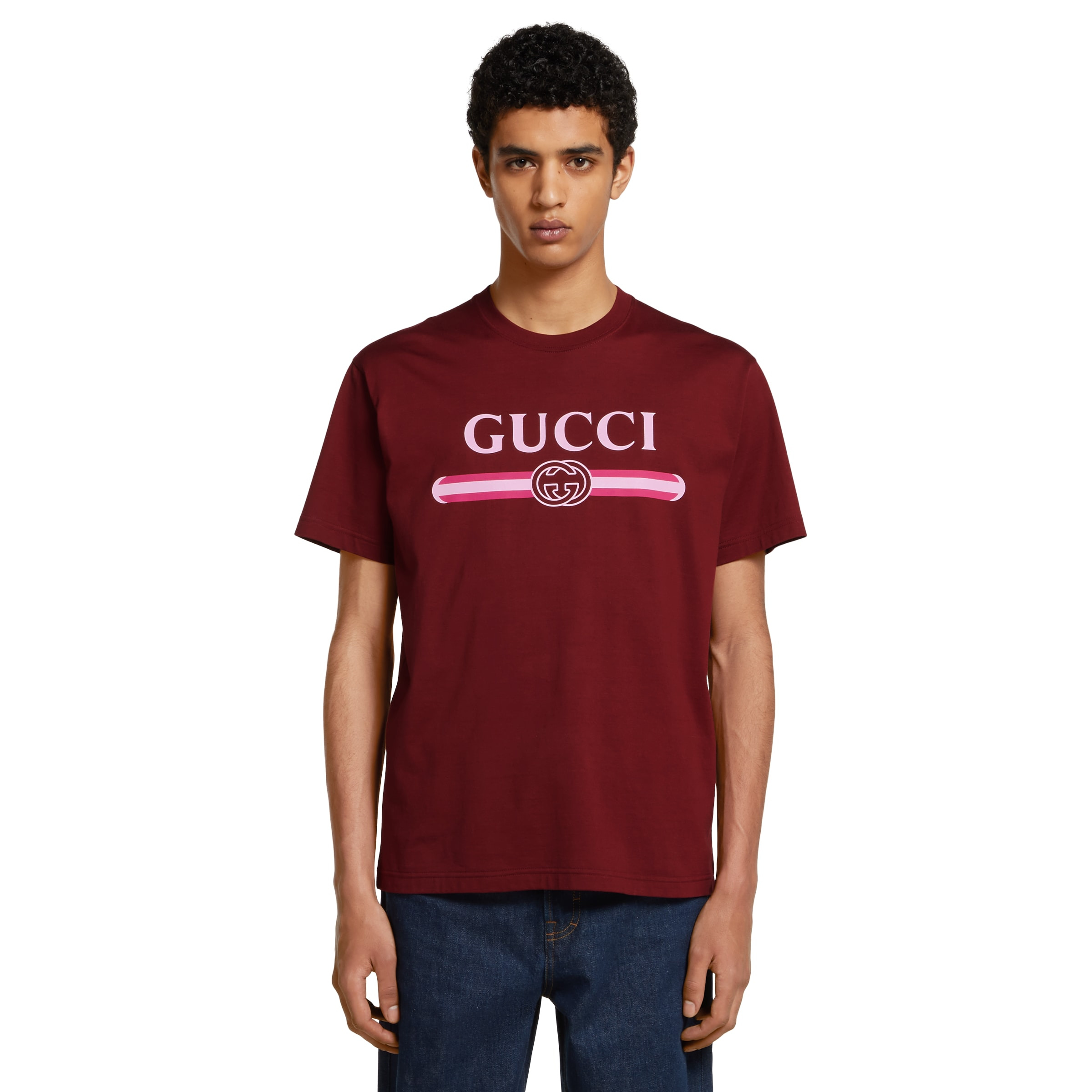 Cotton jersey T-shirt with print - 3