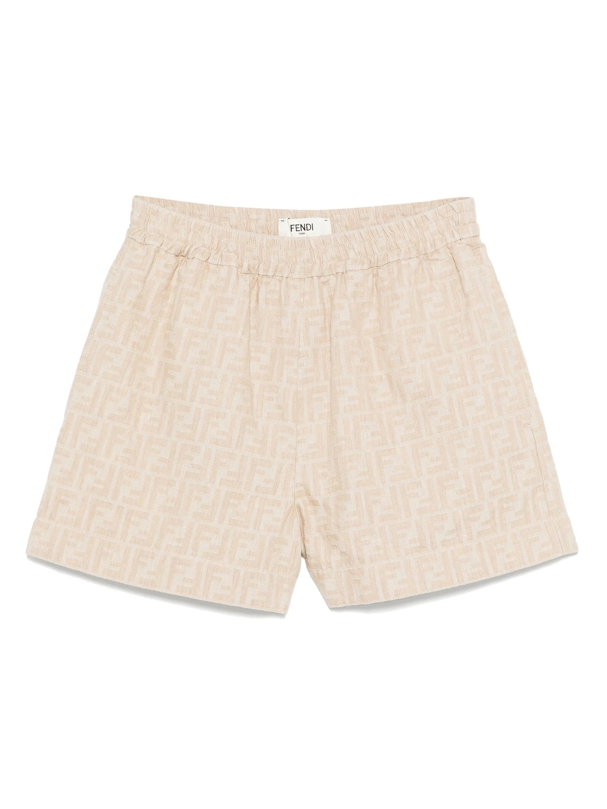 Fendi FF-jacquard Shorts - 1