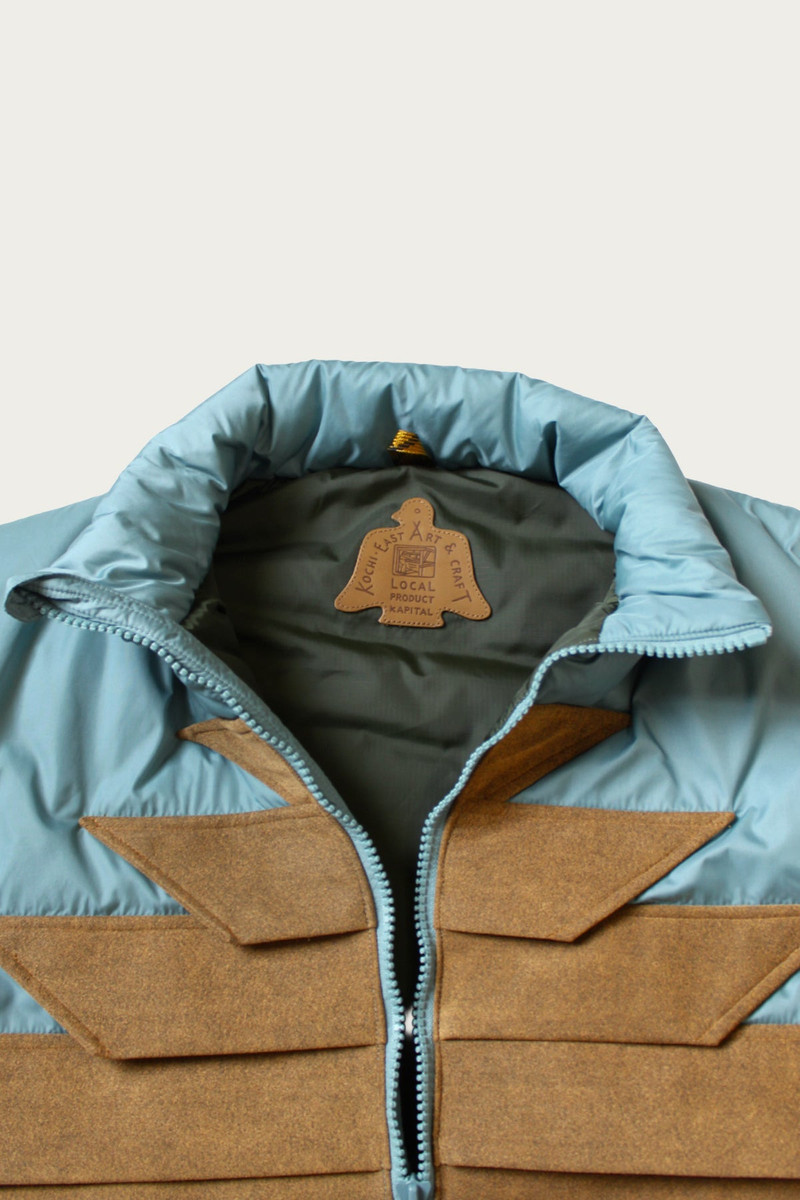 Kapital Nylon ZEPHYR Fishing Vest - Sax outlook