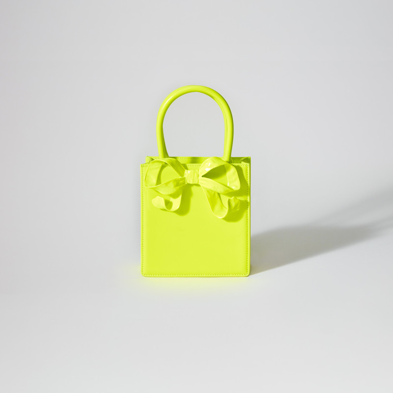 Yellow Bow Mini Tote Bag 1