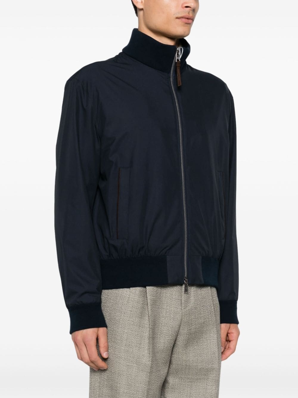 mulberry-silk bomber jacket - 3