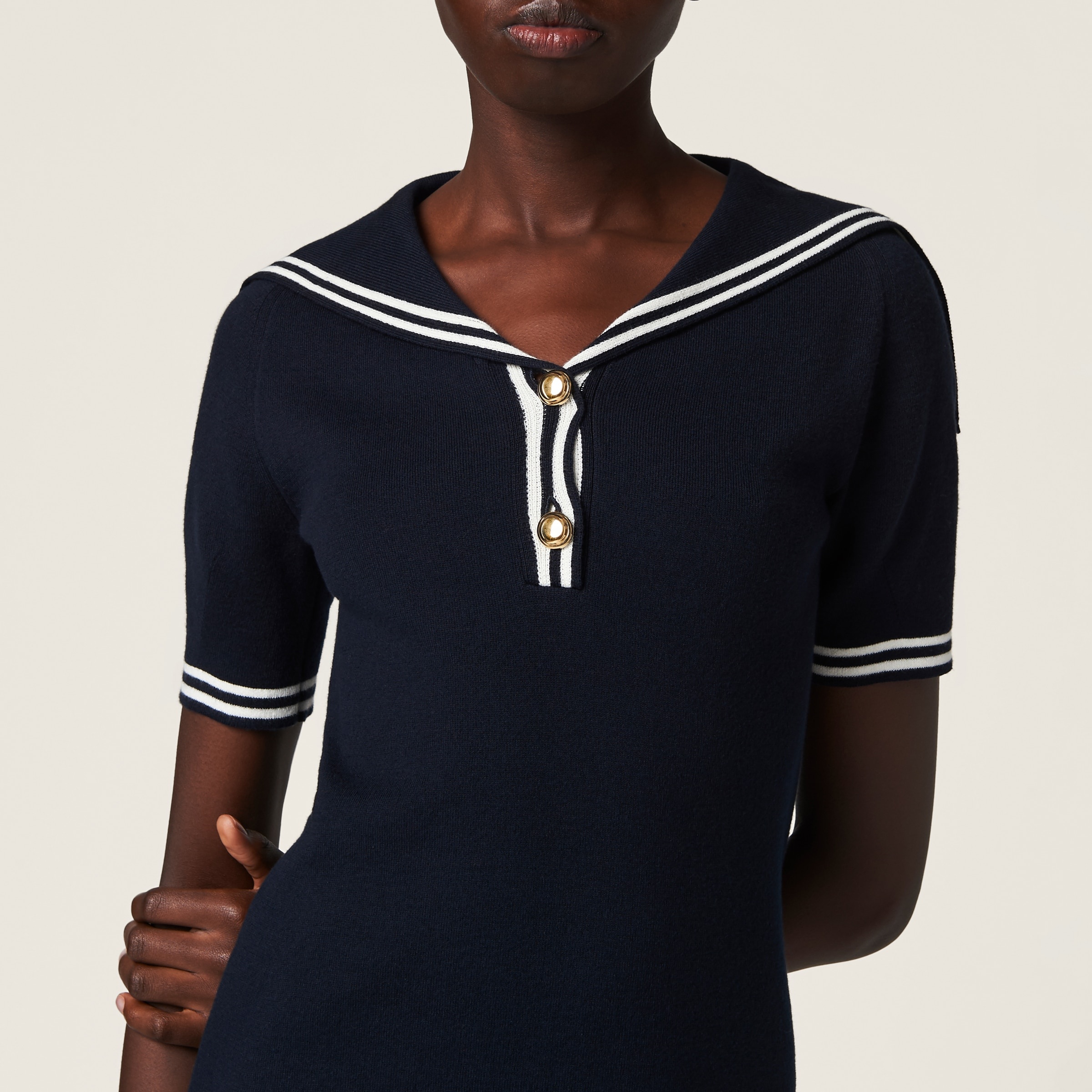 Cotton mini-dress - 4
