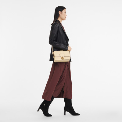 Longchamp Box-Trot M Crossbody bag Straw - Leather outlook