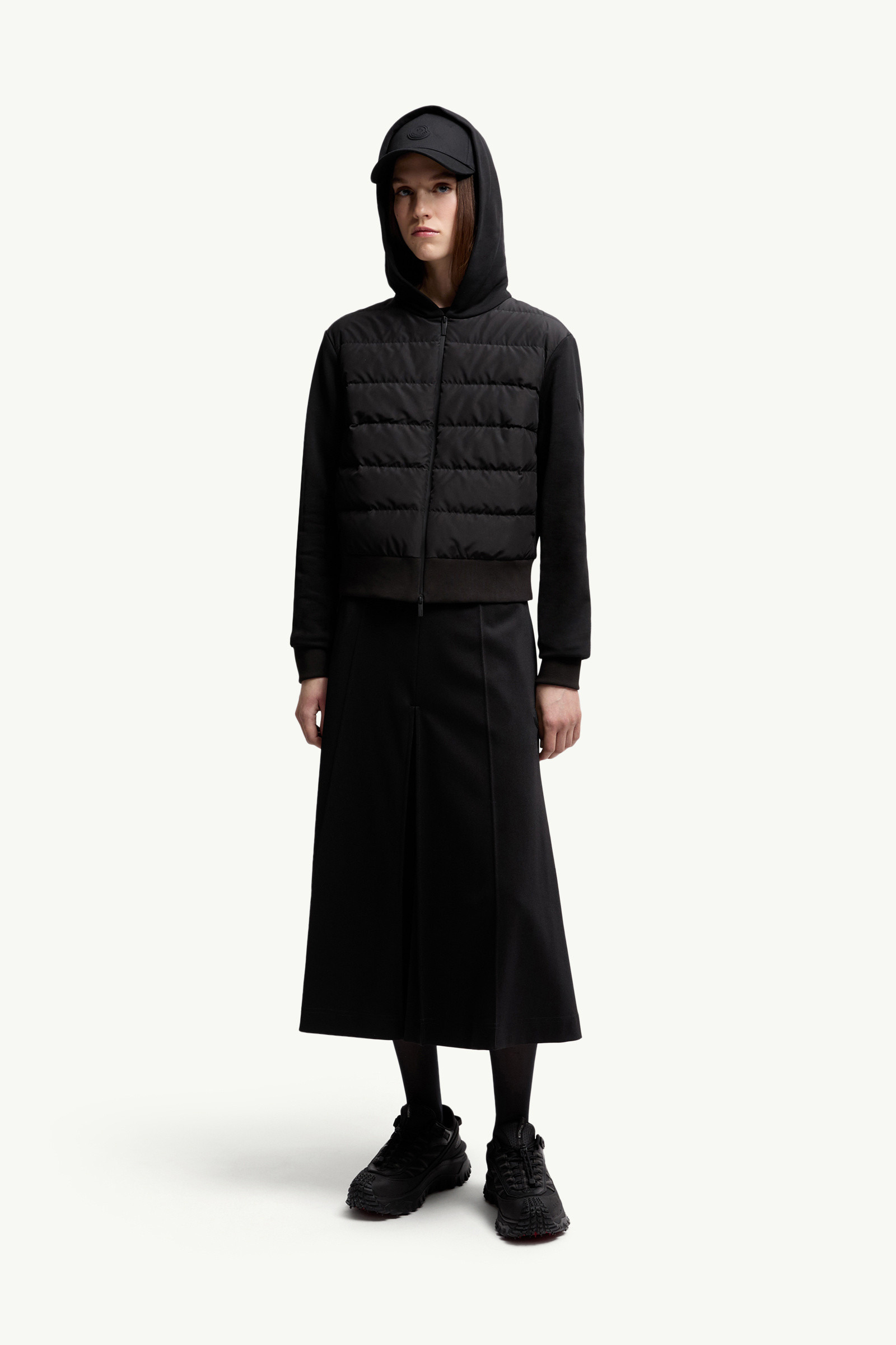 Padded Cotton Zip-Up Hoodie - 2