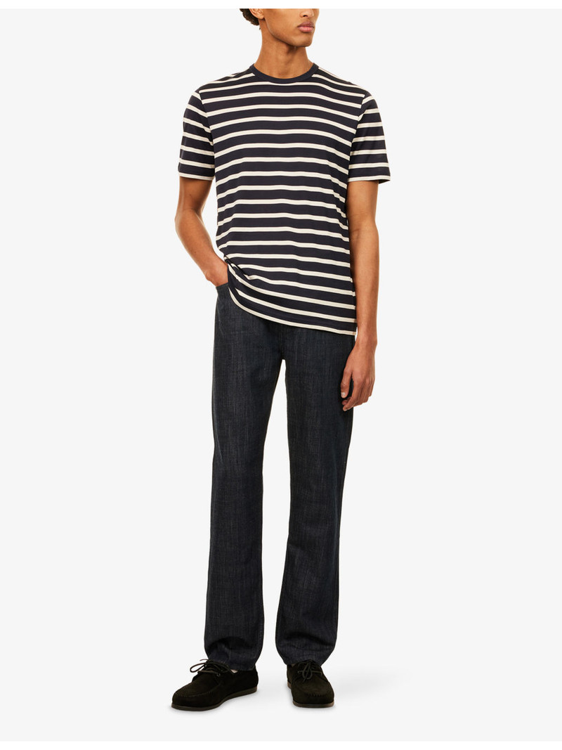 Sunspel Classic Stripe Cotton T-Shirt outlook