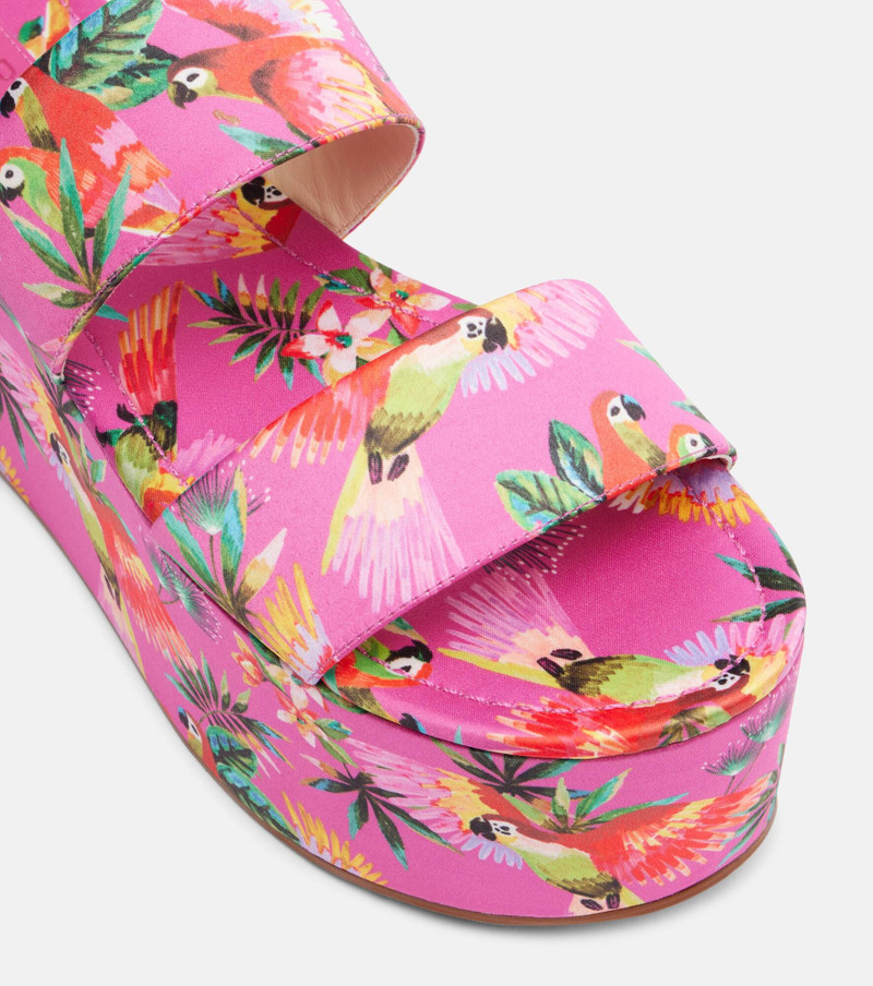 Printed platform sandals 5
