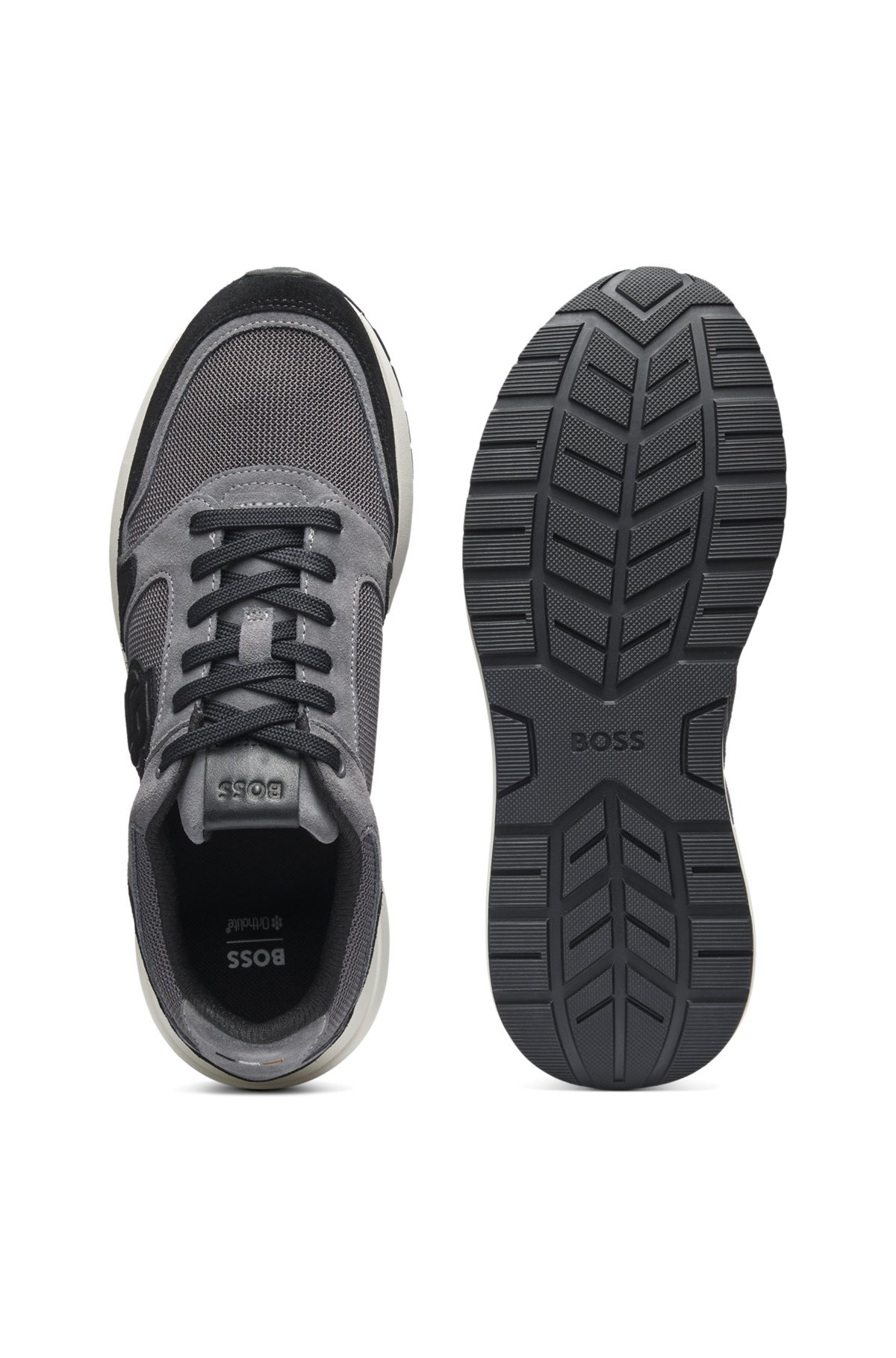 SUEDE TRAINERS WITH DOUBLE B MONOGRAM - 4