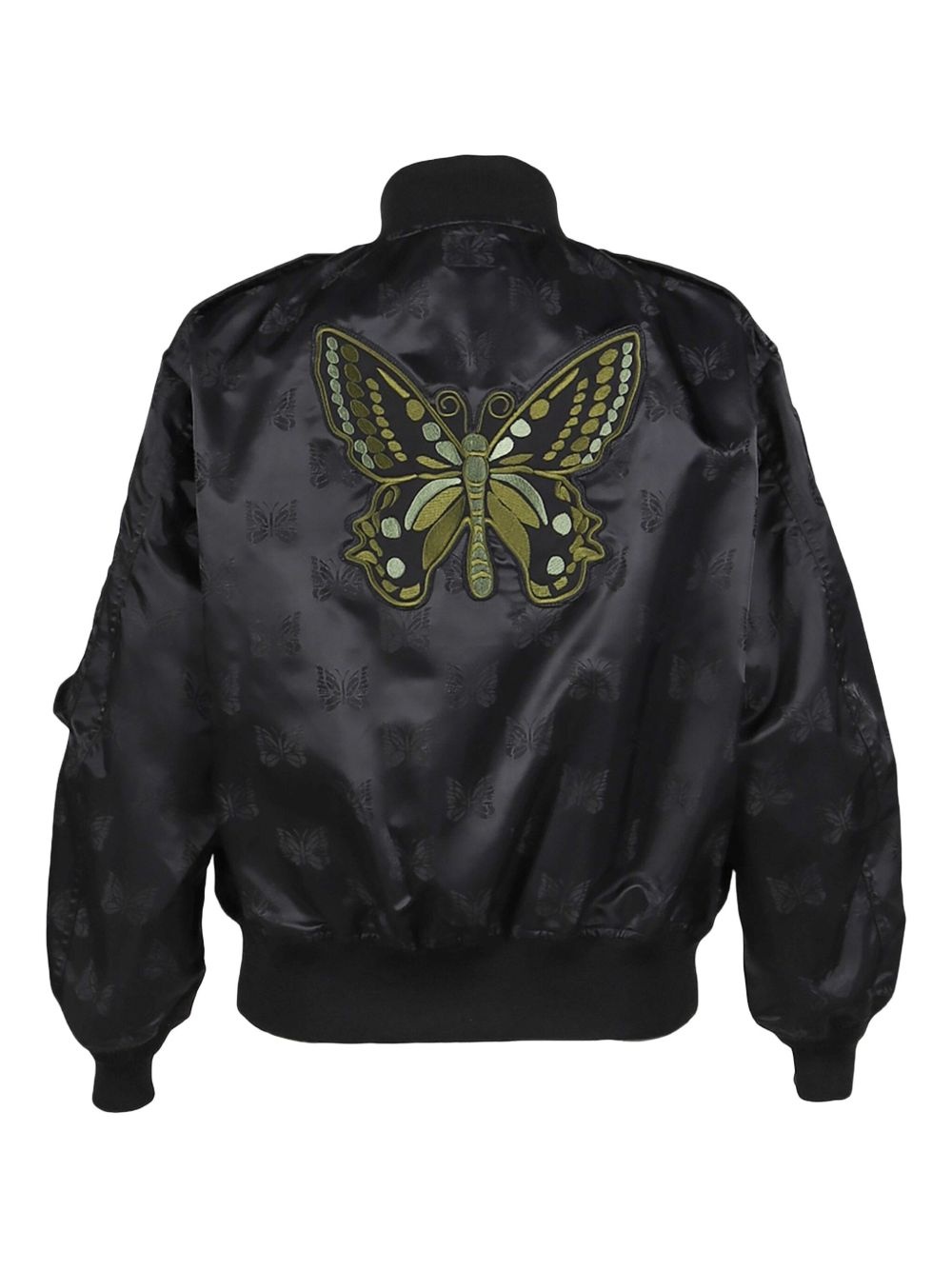 patch-detail bomber jacket - 2