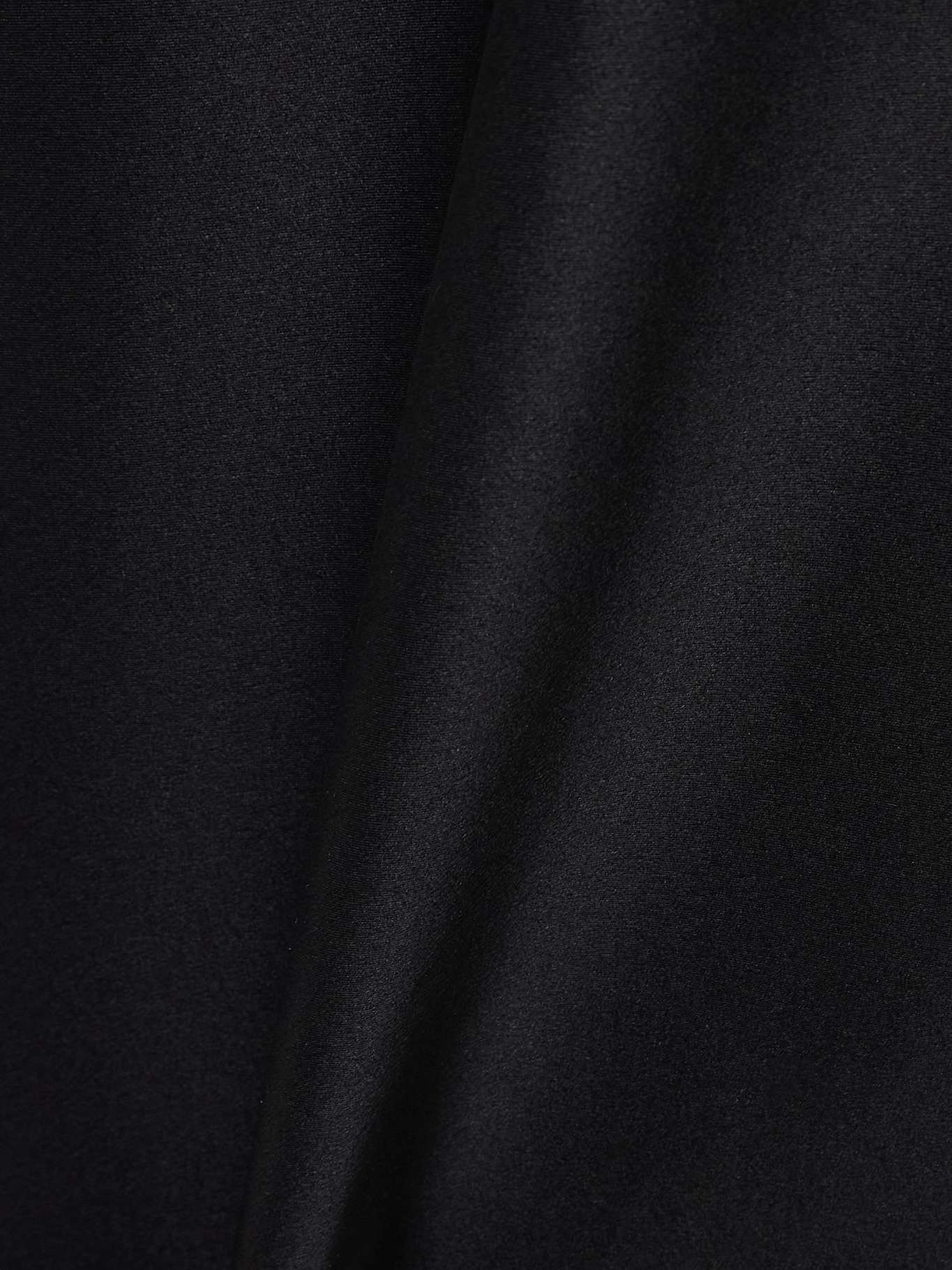 Banjo silk-satin midi dress Black - 5