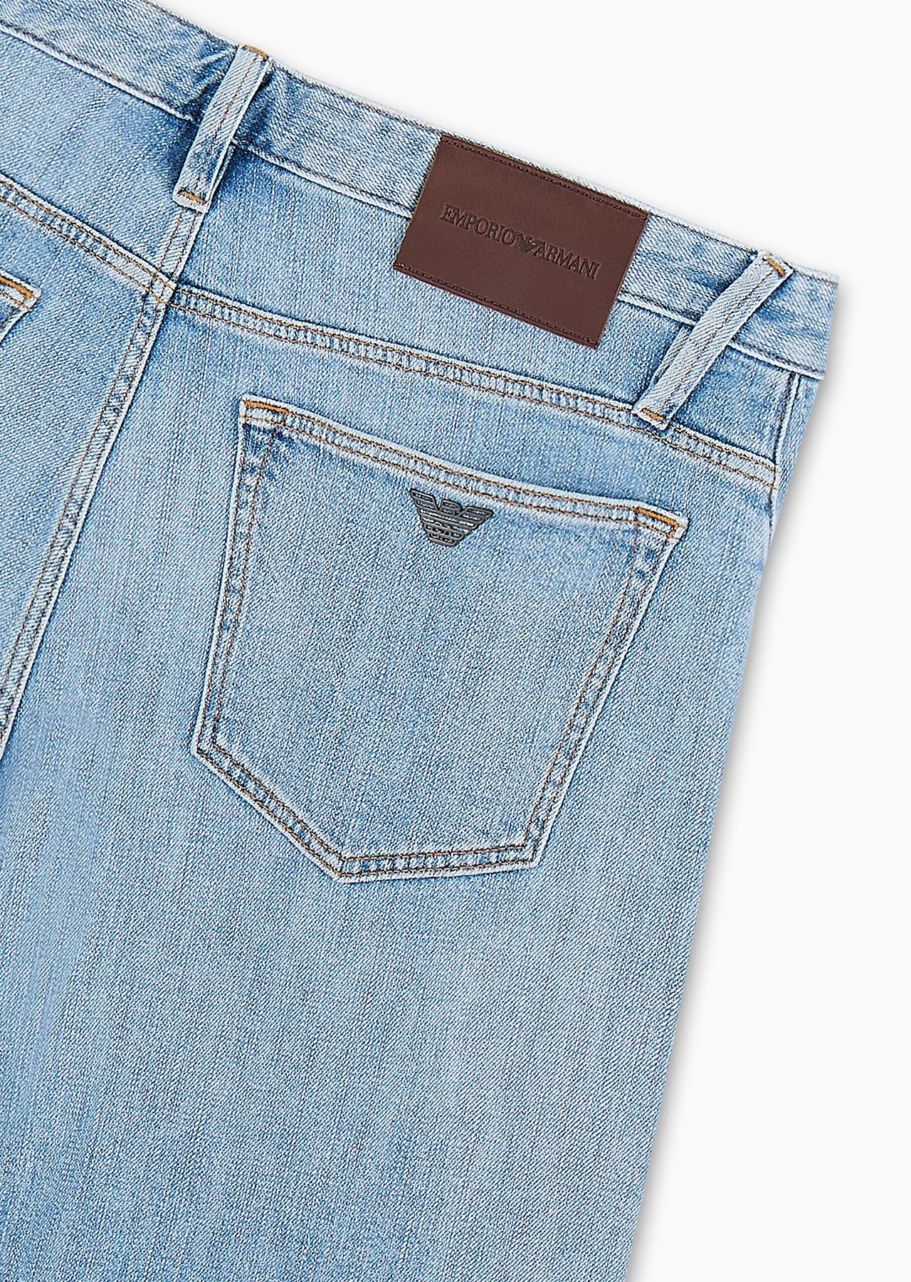 J75 slim-fit, worn-look denim jeans - 6