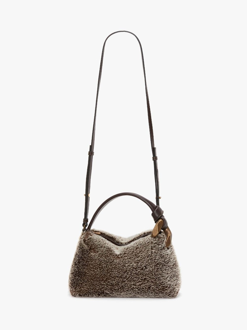 SMALL JWA CORNER BAG - MOHAIR CROSSBODY BAG 5