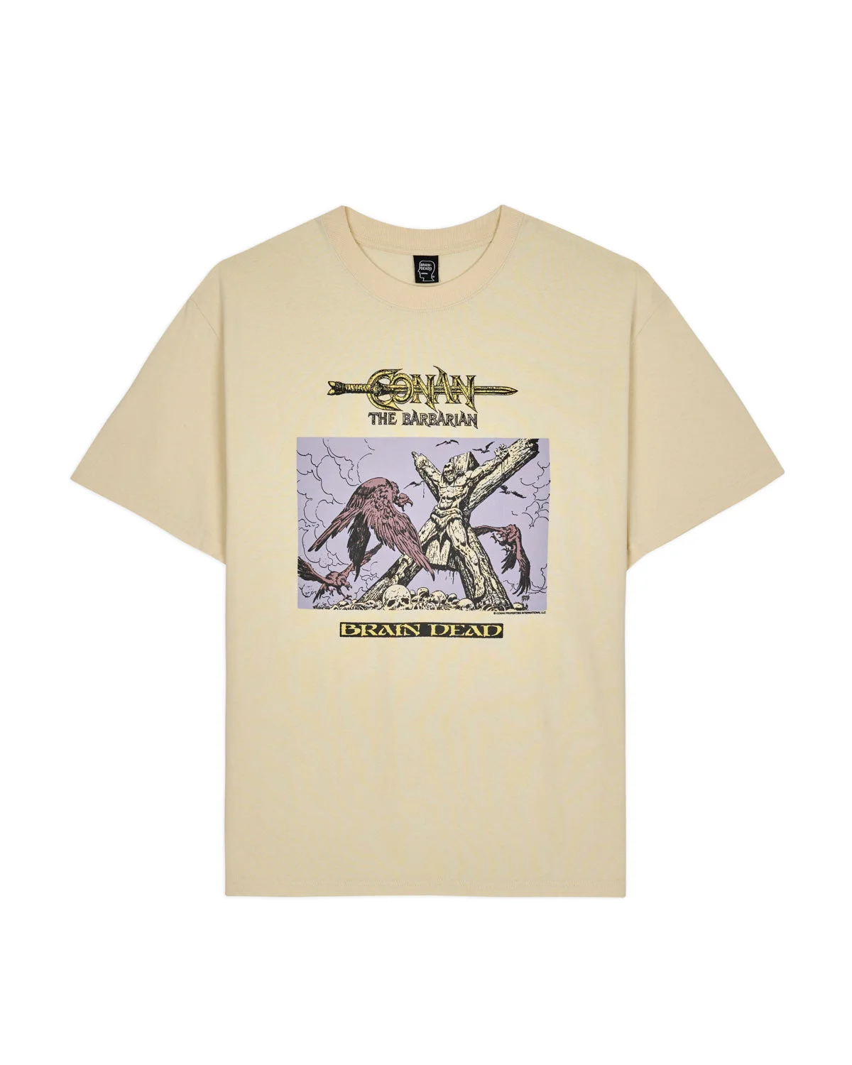 Brain Dead x Conan The Barbarian T-Shirt - Natural - 1