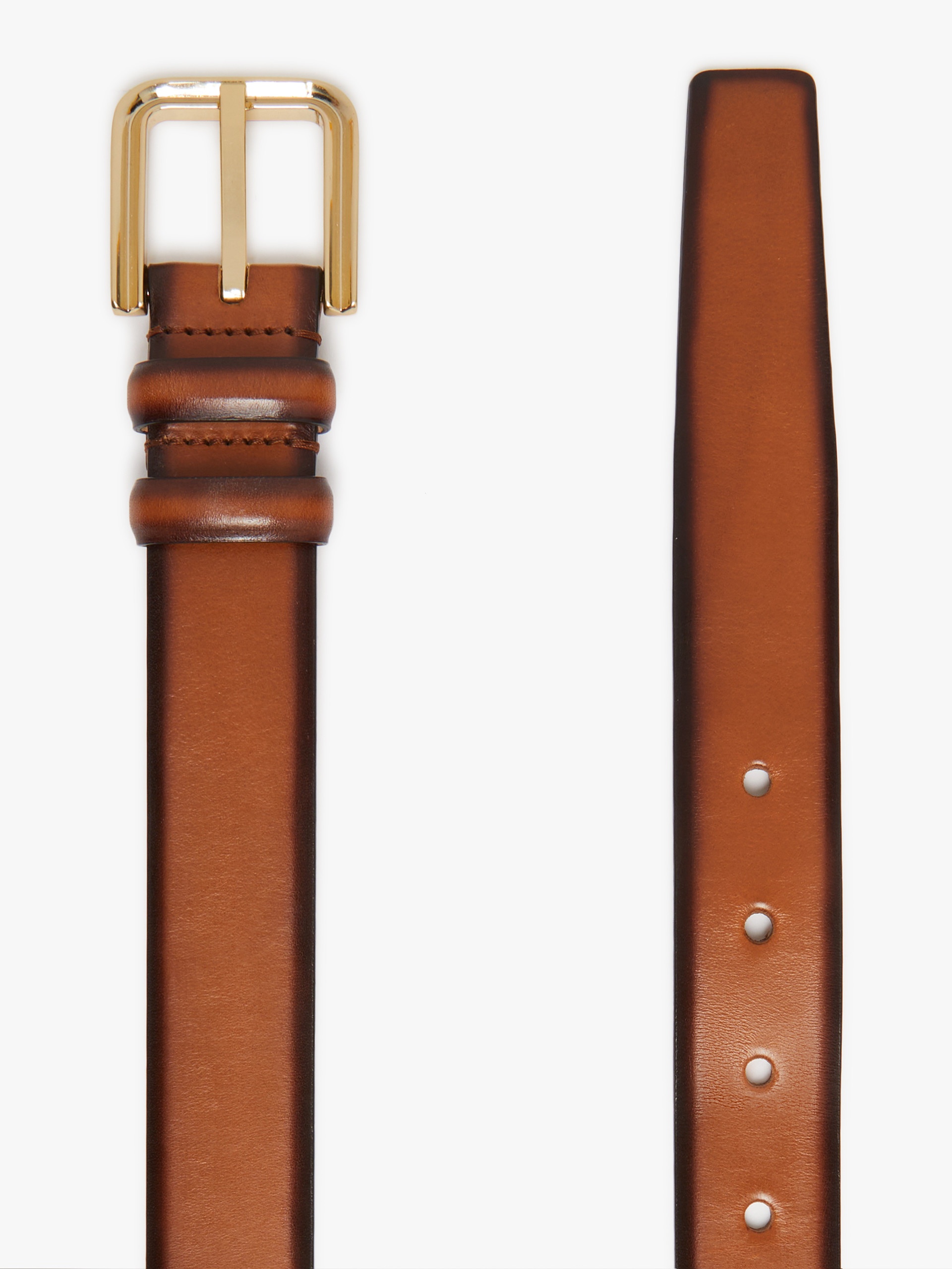 MBELT30 Leather buckle belt - 2